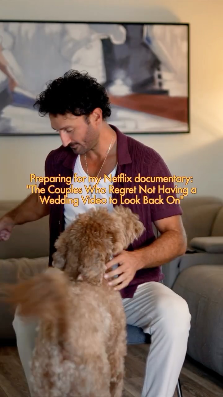 Or maybe the title will be: “Couples Need a Wedding Videographer just as much as Golden Doodles Need Attention” #weddingvideo #netflixdocumentary #bridesofaustin #weddingmoments #austinweddingvideographer