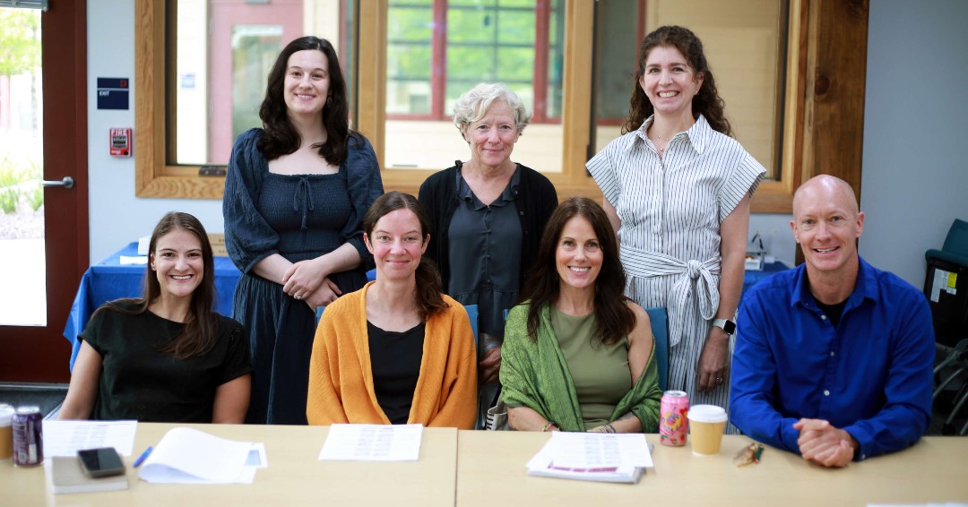 🐉 Meet the newest members of the #DukeSchool community! Our Year One faculty and staff have been busy with onboarding, attending professional development workshops and Responsive Classroom training, and getting their classrooms ready for the year ahead.
They bring local and international experience, fresh perspectives, and a shared passion for working with children. Please join us in giving them a warm Duke School welcome! 💙
Left to right (top row): Rebecca (Kindergarten teacher), Heather (Fifth Grade Teacher), Megan (Kindergarten Teacher); (bottom row): Elizabeth and Maggie (Third Grade Teachers), Nicole (MS Support), and Ryan (Second Grade teacher).
#OnlyAtDukeSchool #Teacher #Durham