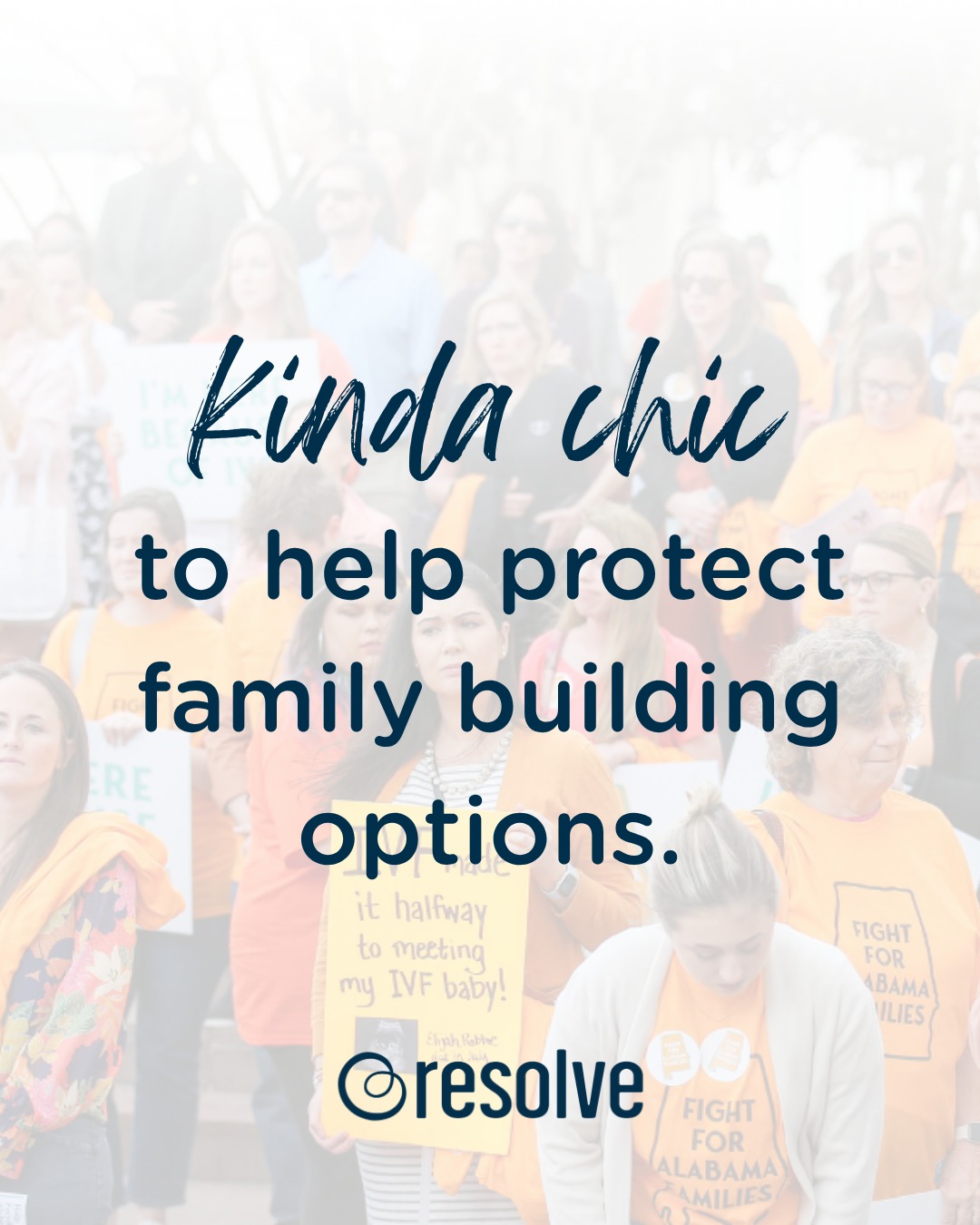 We would love for you to join us as we continue to advocate for family building options. Comment RAN to join the RESOLVE Advocacy network today.