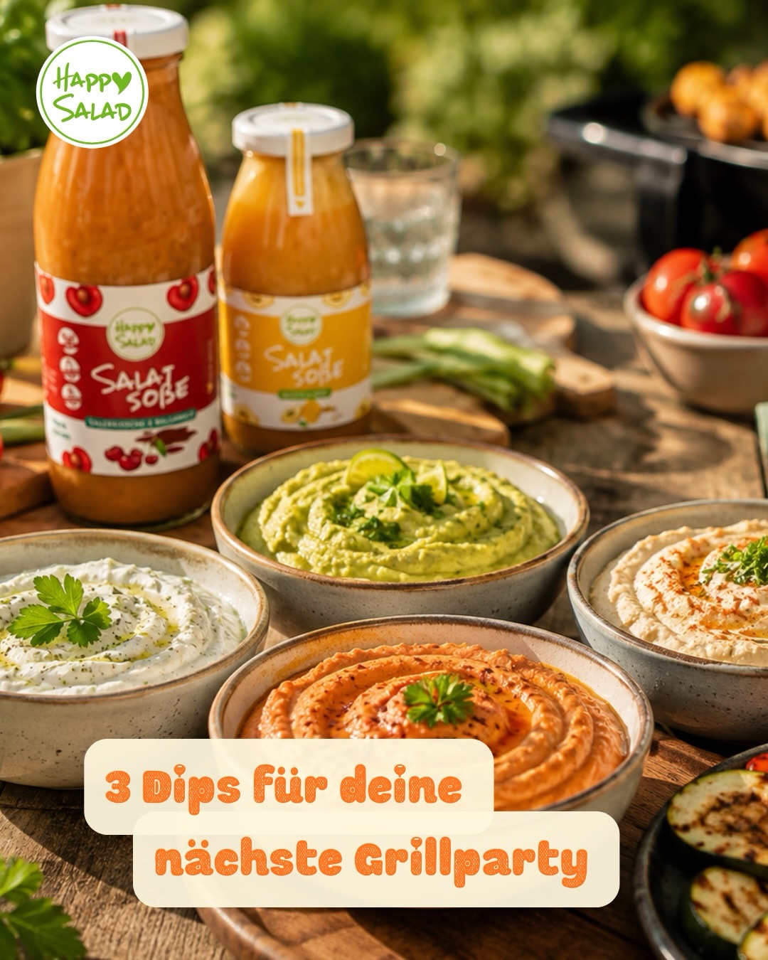 3 Dips, die auf keiner Grillparty fehlen dürfen! 🔥
Ob cremig, würzig oder frisch – diese drei Dips sind die perfekten Begleiter für dein nächstes BBQ. Und das Beste: Mit den Happy Salad Salatsoßen als Basis sind sie im Handumdrehen zubereitet. 😍
👉 Swipe nach rechts und speichere dir die 3 Rezepte ab!
Welcher Dip darf bei dir auf keinen Fall auf dem Grillbuffet fehlen? 👇
BE HAPPY & STAY HEALTHY💚
#HappySalad #Grillparty #Grillen #Grillrezepte #DipRezepte