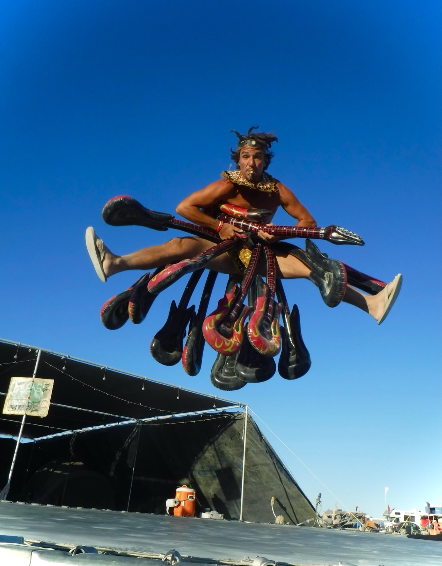 I’m going back to BURNING MAN! My name out there is GUITARDO. I am FIRED UP to return for the first time in 11 years! Jolie and I will be camping at SPOSE: 2:30 & C. Did I already mention that I’m FIRED UP?!?!