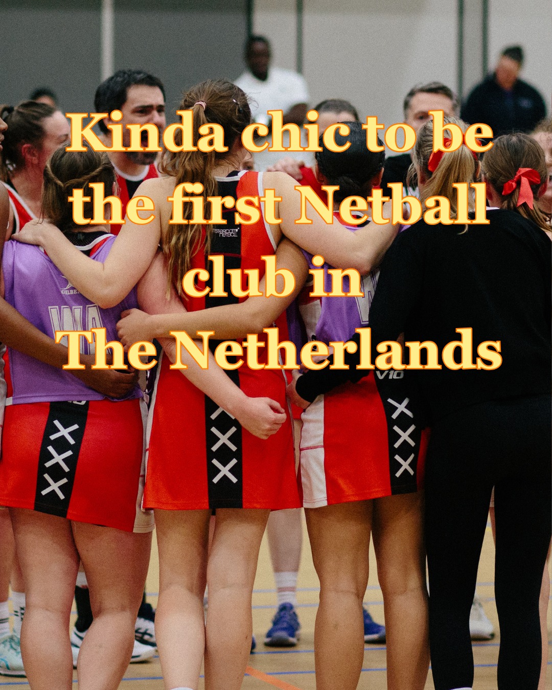 Kinda chic won't you say?
#kindachic #NetballNetherlands #Amsterdamnetball #instagramtrend