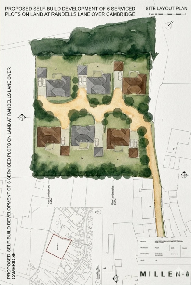 🏡 Sometimes planning says no.. and that's where the real work begins.
ㅤ
Randalls Lane, Over — our original scheme was dismissed at appeal, the decision citing its effect on the conservation area and residential character. If you're new to the self-build world, that might sound like bad news.. but this is a very normal part of the process. Planning is a conversation, not a straight line, and we've been through it plenty of times before.
ㅤ
We're already working on a fresh design that responds to the feedback — something that leans into the rural, agricultural character of the village. Think barn-style courtyard living, designed to sit quietly in the landscape rather than fight against it.
ㅤ
A new design is coming very soon.. and we can't wait to share it.
ㅤ
Curious about the original plans and the full story? Head to wearemillen.com 🌿