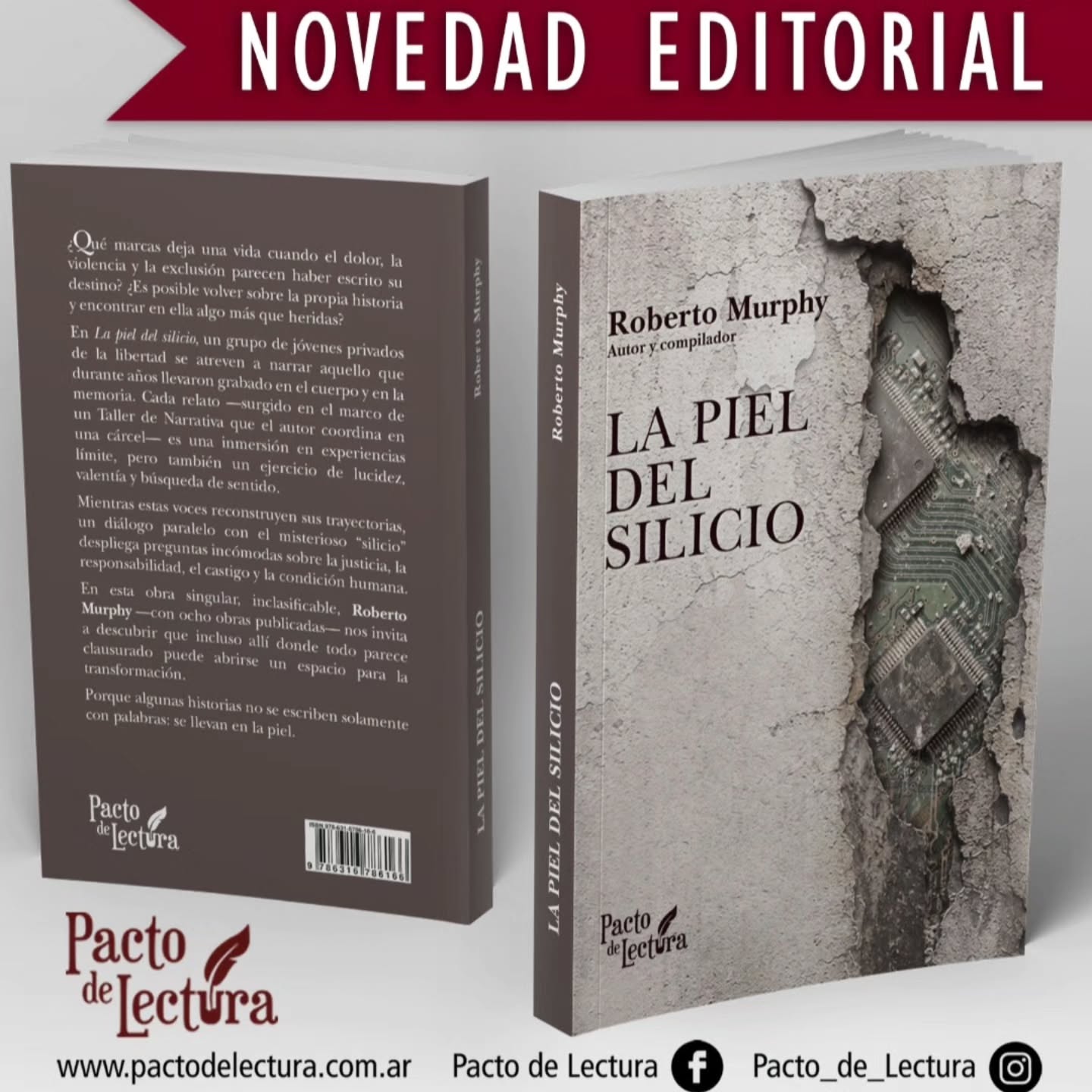 @robertojmurphy presenta "LA PIEL DE SILICIO"
#literaturaargentinacontemporánea #narrativargentina #nuevolibro