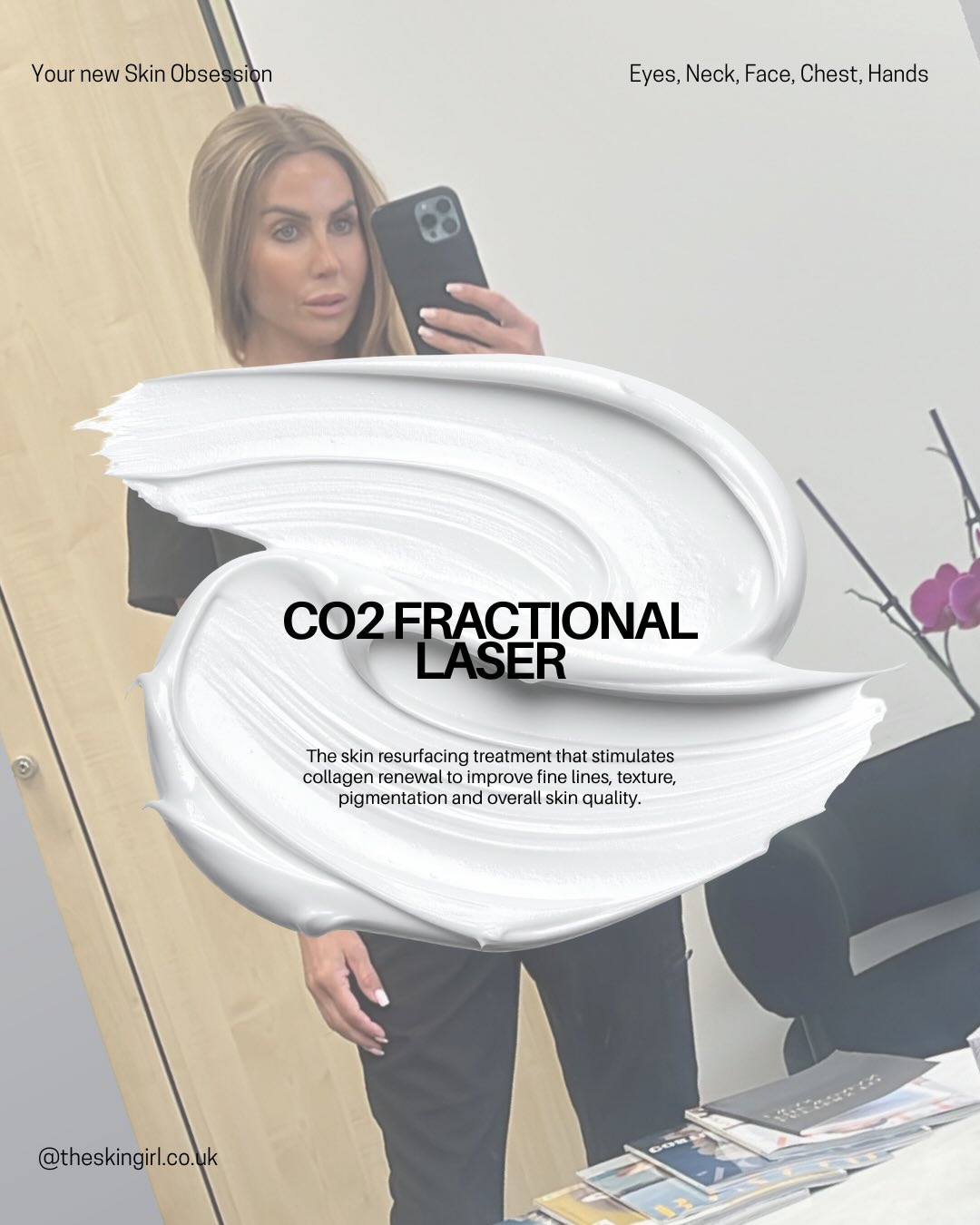 CO2 fractional laser…. What does it do and who is a good candidate?
Here I treated the eyes (before and after) but on a low intensity to reduce my clients recovery, the last video was treating the neck on a higher intensity to help laxity and sun damage.
CO₂ fractional laser is one of my go-to treatments when we need to resurface, repair and rejuvenate the skin.
By creating controlled micro-channels within the skin, we stimulate your own natural collagen and elastin production, helping to improve:
• Fine lines & wrinkles
• Pigmentation & sun damage
• Enlarged pores & uneven texture
• Crepey skin & skin laxity
• Overall skin quality
I particularly love CO₂ for areas such as the eye area, face, neck and hands, where we often start to notice those early signs of ageing.
The treatment isn’t about changing how you look — it’s about encouraging healthier, stronger, better-quality skin.
As always, I tailor the intensity to your skin, your concerns and the result we’re trying to achieve.
Beautiful skin, but still your skin!
R x