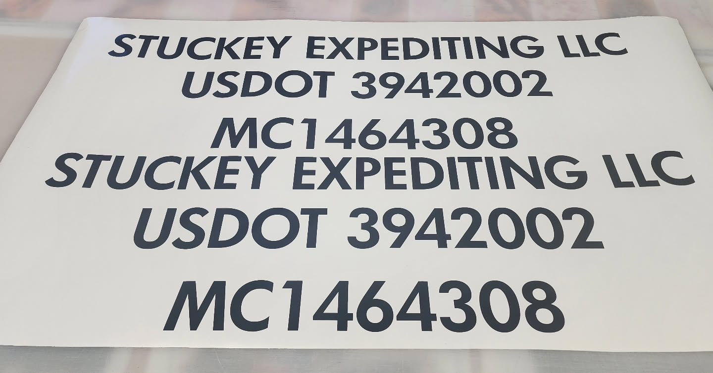 Need some custom lettering or usdot for your vehicle? Give your ride a unique look. Make an appointment with us and have them professionally made by us. We are open, by appointment only. You can schedule online or link is in our bio. https://sticknwrap.setmore.com
Please email us at sales@sticknwrap.com or call 770-299-1980 for more information.
.
.
.
⌨ www.sticknwrap.com
📧 sales@sticknwrap.com
🔑 160 Stanley Court Suite A
Lawrenceville Ga 30046
☎️ 770-299-1980
⏰ Mon to Sat: Appointment Only
📽 YouTube: sticknwrap
.
.
.
#decal #stickers #usdot #trucking #sticknwrapdotcom