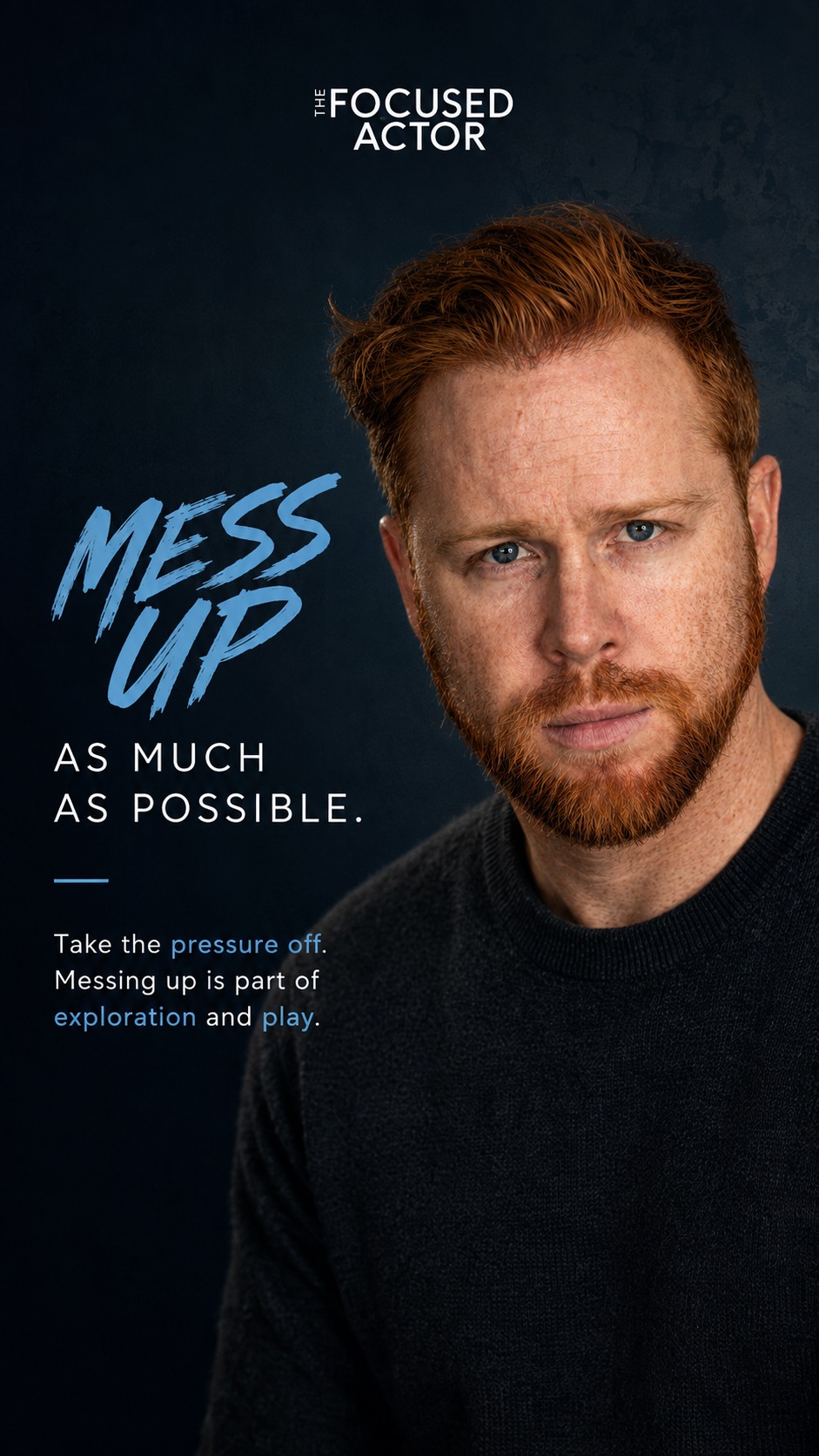 When you're rehearsing, embrace messing up. The more you explore and make mistakes now, the less you'll stumble when it counts. It's about giving yourself permission to play, not control.
Don't forget to snag all the free goodies from the BASH!
Link in bio!
#stayfocused #actortips #actorlife #embracethemess