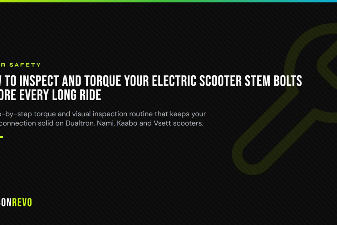 Stem bolts are the last thing you want to guess on a long ride. CarbonRevo breaks down exactly how to inspect and torque them before you roll. This is the pre-ride check your Dualtron Thunder 2 or Nami Burn-E 2 Max deserves.
#ElectricScooter #ScooterMaintenance #CarbonRevo #DualtronThunder2 #NamiBurnE2Max #StemBolt #RideSafe
