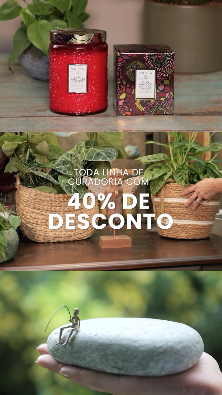 Uma casa revela quem somos pelas escolhas que permanecem nela.
Uma obra.
Um aroma.
Uma peça feita à mão.
A curadoria Anni Verdi reúne objetos capazes de acrescentar personalidade aos ambientes, respeitando a arquitetura e valorizando a presença da natureza.
Peça exclusivas com 40% de desconto.
Mais informações no link da bio.