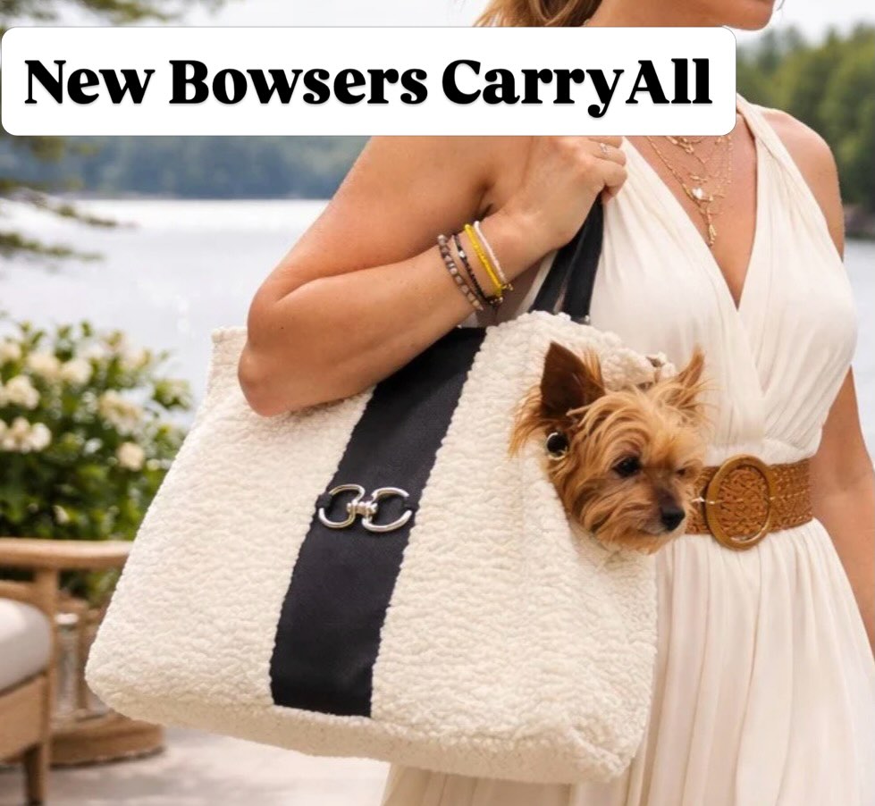 Bowsers CarryAll now available @pawsarottispetshop 👀 come on in to see this Gorgeous tote in person. 💕🐾
#pawspups #bowserspetproducts #smalldogsinbags