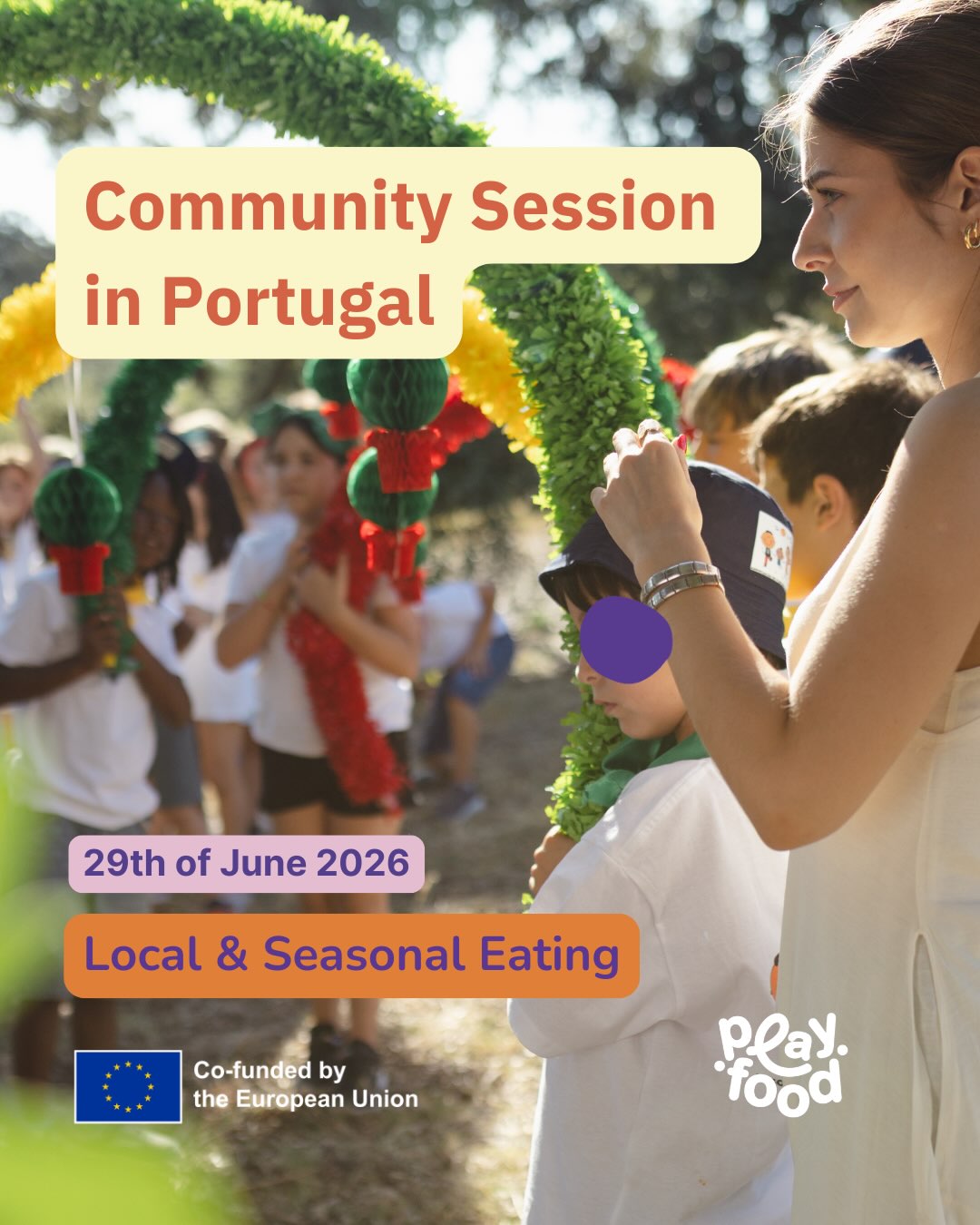 A look back at our Local & Seasonal Eating #community session in Portugal, held at @vividfoodsofficial, at the end of June.
The day brought #students, #teachers and families together to wrap up the school year and the final PlayFood thematic, focused on the importance of choosing and eating local and #seasonal food.
Through interactive activities, participants explored food seasons, food miles and the journey of the food we eat, with @provegpt Portugal and the @rhea_eu team facilitating the activities.
The learning continued through a hands-on cooking workshop led by ProVeg Portugal, using fresh produce from Vivid Farms. Together, participants explored simple seasonal dishes centred around plant-based ingredients and legumes.
The day came to an end with student performances, a graduation ceremony and a shared dinner, bringing families and the wider community together around good food and conversation.
A great way to celebrate the end of the school year and PlayFood’s community-building journey in Portugal.