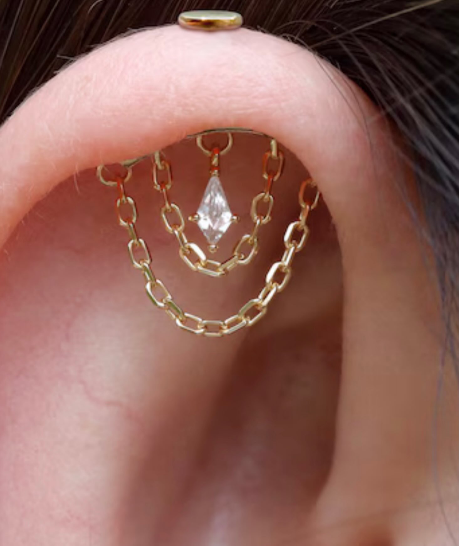 Beautiful hidden Helix Jewlery Available at Jealousy Studios Beachwood! Piercings & Curation Walk ins Available 12-6 Friday & Saturday