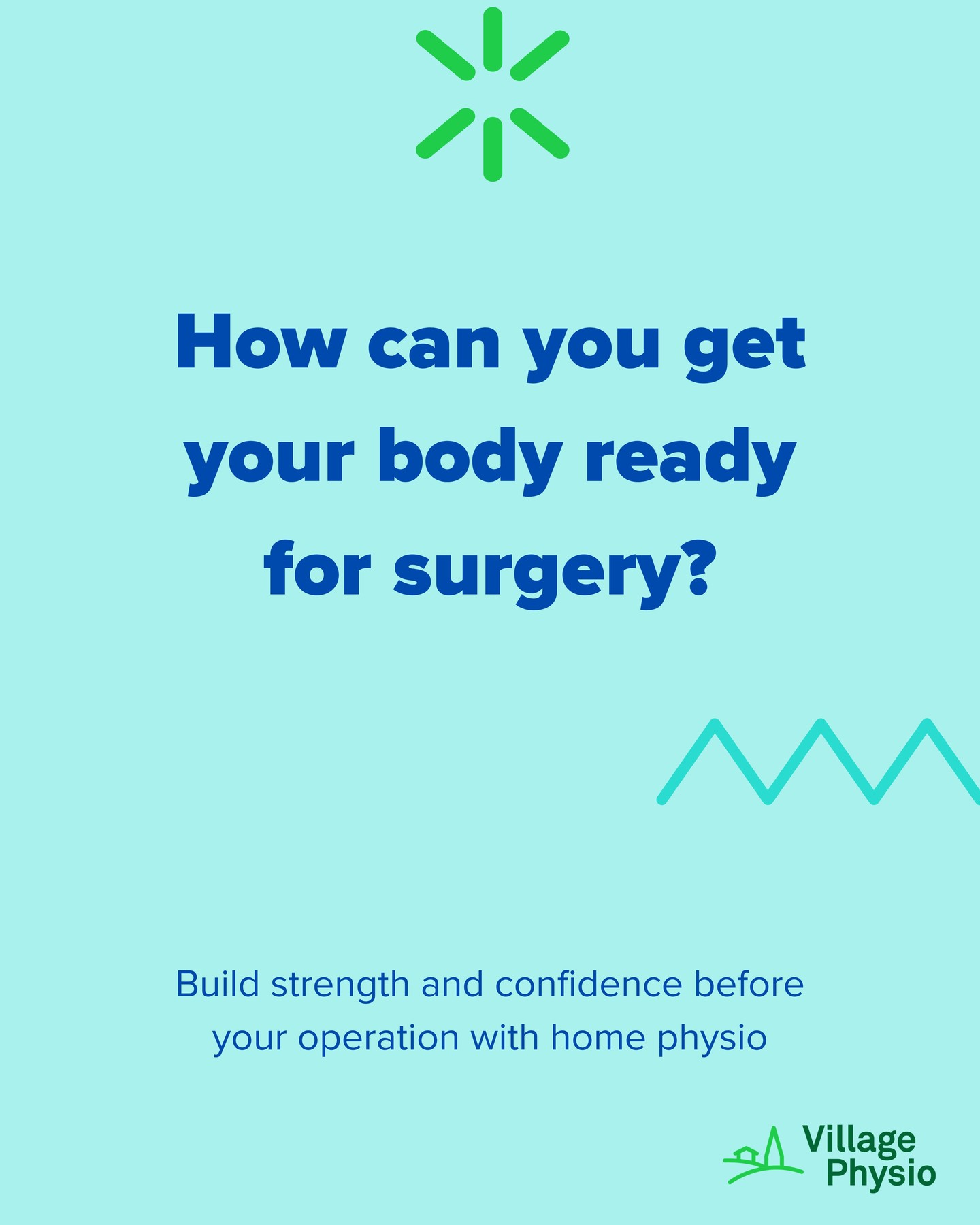 Did you know your recovery can start before your operation?
Physiotherapy isn’t just for after surgery. Preparing your body beforehand can help you go into your operation feeling stronger, more mobile and more confident. This is known as prehabilitation, or prehab.
At Village Physio®, we provide physiotherapy in your own home across South Yorkshire, helping people prepare for operations including:
• Hip replacements
• Knee replacements
• Shoulder surgery
• Other orthopaedic procedures
How can physiotherapy before surgery help?
Your physiotherapist can help you:
• Build strength and improve mobility
• Practise exercises you may need after your operation
• Learn how to use walking aids safely
• Prepare for stairs, getting in and out of bed, and everyday activities
• Improve your balance and reduce your risk of falls
• Understand what to expect and feel more confident about your recovery
Why does prehabilitation matter?
Going into surgery as strong and mobile as possible can put you in a better position for your recovery afterwards.
Because Village Physio comes to you, we can also prepare you in the environment where much of your recovery will actually happen: your own home. This means your physiotherapy can be tailored to your stairs, furniture, mobility needs and the everyday activities that are important to you.
If you or a loved one has an operation coming up and would like support getting ready for it, Village Physio can help you prepare before surgery and support your rehabilitation afterwards. 💚