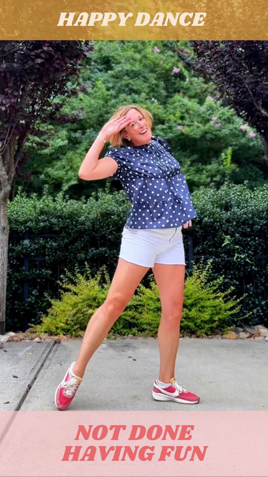 A little less conversation. A little more dancing. 😉💃
Why does seeing a woman 50+ dance on social media bother some people so much? And why do they feel the need to tell us?
In case you haven’t noticed, the over-50 crowd is getting louder by the day. We’re doing what makes us happy and caring a whole lot less about who approves. 🤷♀️
And I’m here for all of it! Who’s with me? 🙋♀️
P.S. My polka-dot top is an Amazon find! Comment DOTS if you’d like the link. 🤍
#WomenOver50 #dancechallenge #MidlifeWomen #Over50AndFabulous #spreadjoy