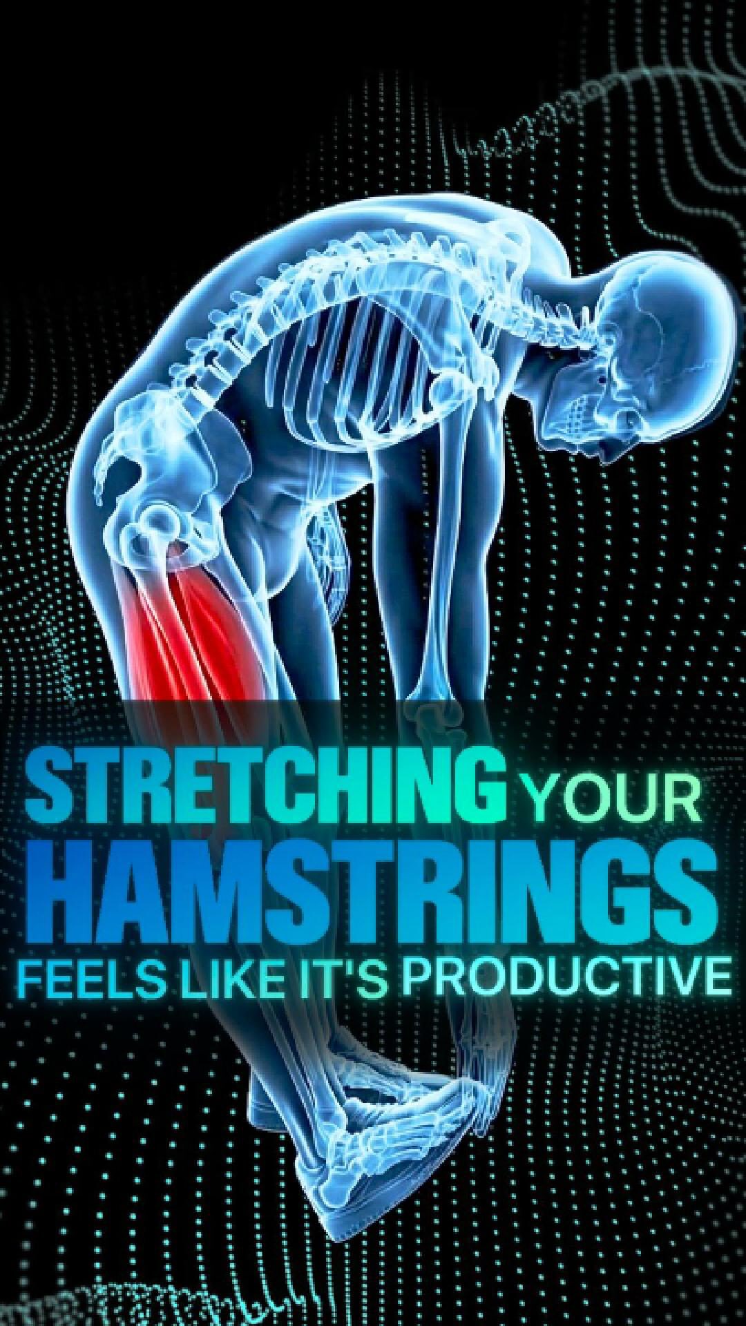 Stretching feels productive, but it rarely is.
Feelings of stiffness in the hamstrings don’t necessarily mean you have tight hamstrings.
It can mean they’re tight, they’re weak, they lack control, or the issue is another structure altogether.
If it truly is a hamstring issue, then loading your hamstrings through their full range of motion is often much more effective.