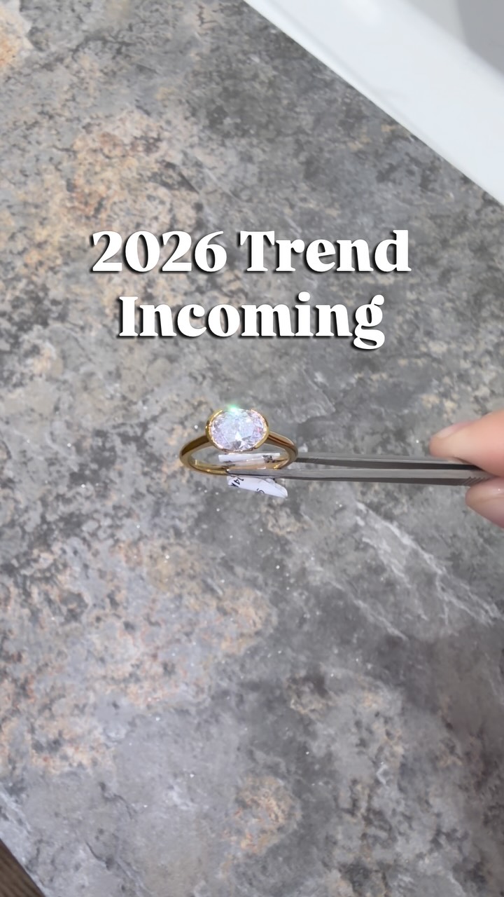 π£οΈ Trend Alert! π£οΈ
We have been having some very cool requests lately! One of them being this guy right here. A yellow gold band with an east to west, (sideways), laying stone and a bezel, (or half bezel). What are your thoughts on this piece for an engagement ring? πππβ¨
#luxuryjewelry #clevelandjewelry #rockyriverohio #westcleveland #rockyriveroh