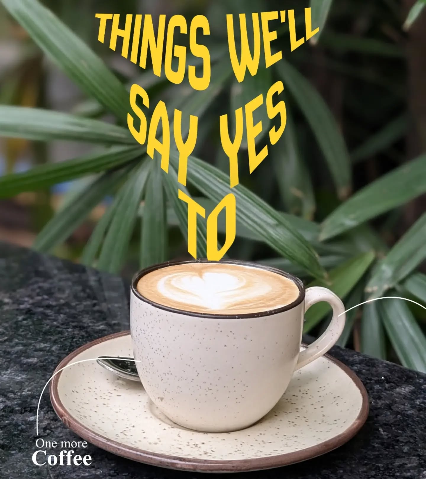 Things we'll always say yes to: ☕🌿💚
.
.
.
coffee cafe, cozy cafe, plants, cafe vibes, coffee date, aesthetic cafe, slow mornings, good conversations, community, greenery, Ahmedabad cafe, cozy moments
#crazyplantladycafe #cafevibes #coffeetime #coffeedate #coffeelover plantcafe