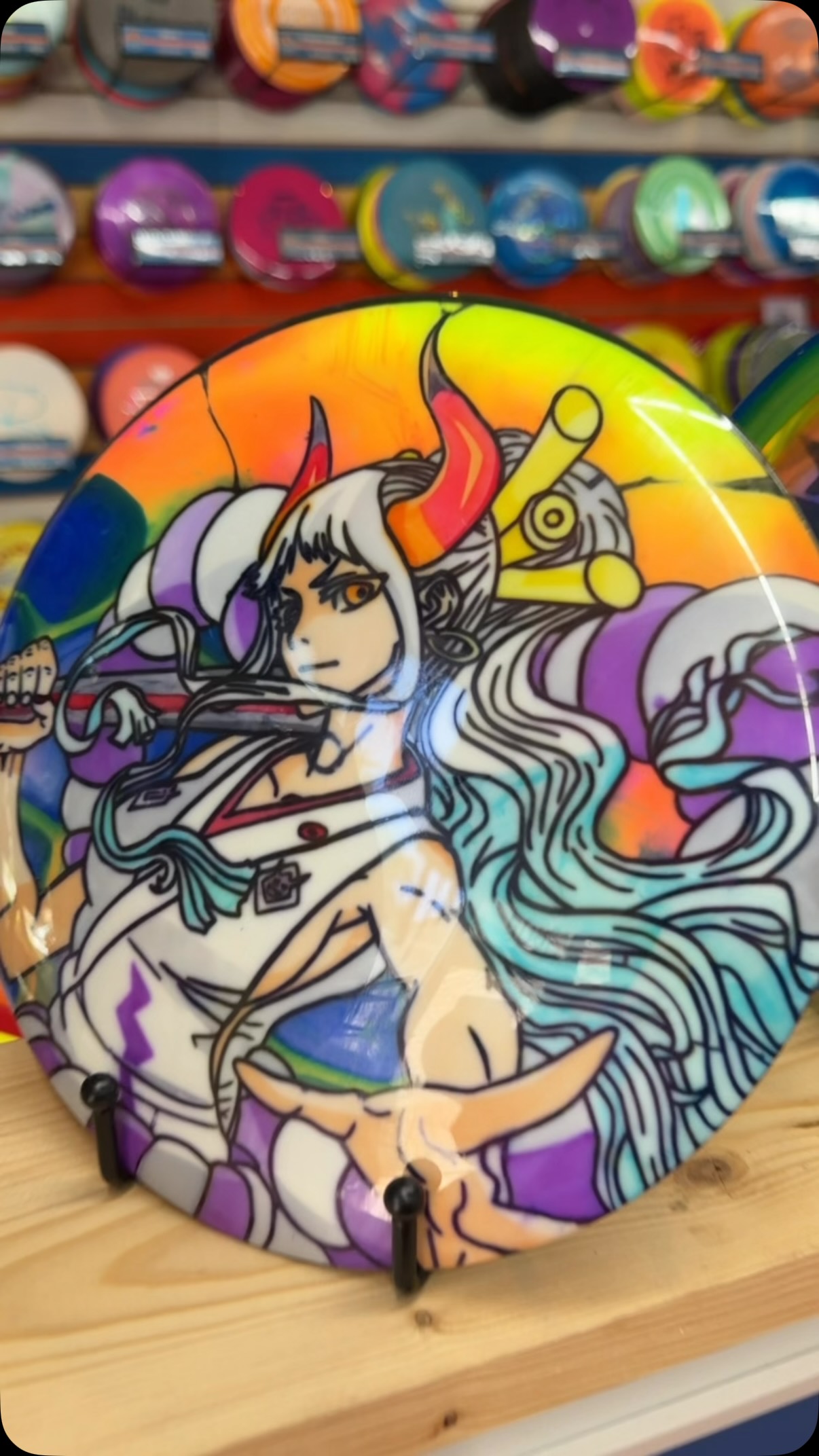 INSANE new disc dyes from @optimisticdiscs just hit the floor. OMG 👀
#discgolf