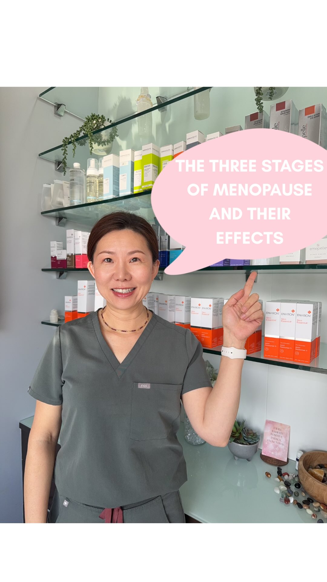 Have you noticed that your skin has suddenly become drier, more sensitive, acne-prone or less firm?
These changes may be connected to the menopause transition.
There are three important stages:
✨Perimenopause
Hormone levels begin to fluctuate. Skin may become unpredictable, with sensitivity, dehydration, adult acne, redness or pigmentation.
✨Menopause
Menopause is confirmed after 12 months without a menstrual period. As oestrogen declines, dryness, fine lines, and loss of collagen and firmness may become more noticeable.
✨Perimenopause
Skin may become thinner, drier and more fragile. Some women also experience deeper lines, easier bruising and slower healing.
Every woman’s skin is different. Your skincare and professional treatments should be based on your skins current condition, barrier health and tolerance; not your age alone!
Which stage are you in? and what skin change have you noticed most?
#menopauseskin #skinafter40 #healthyageing #antiaging #hormonalskin