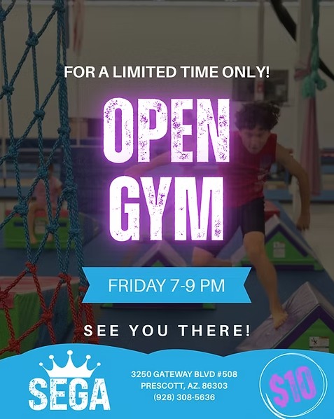 Need something fun to do Friday night? š
Head over to Storm Elite Gymnastics Academy for Open Gym every Friday from 7ā9 PM! This is a limited-time opportunity, so donāt miss it! š¤øāāļøāØ
š Pine Ridge Marketplace