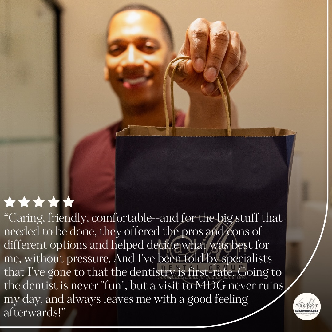 From feeling comfortable and cared for to having your options explained without pressure, we’re here to make even the big stuff feel a little easier.
Thank you to our patient for the kind words, and for trusting Madison Dental Group with your care. 🦷✨
#MadisonDentalGroup #NYCDentist #ManhattanDentist #DentistNYC #PatientExperience