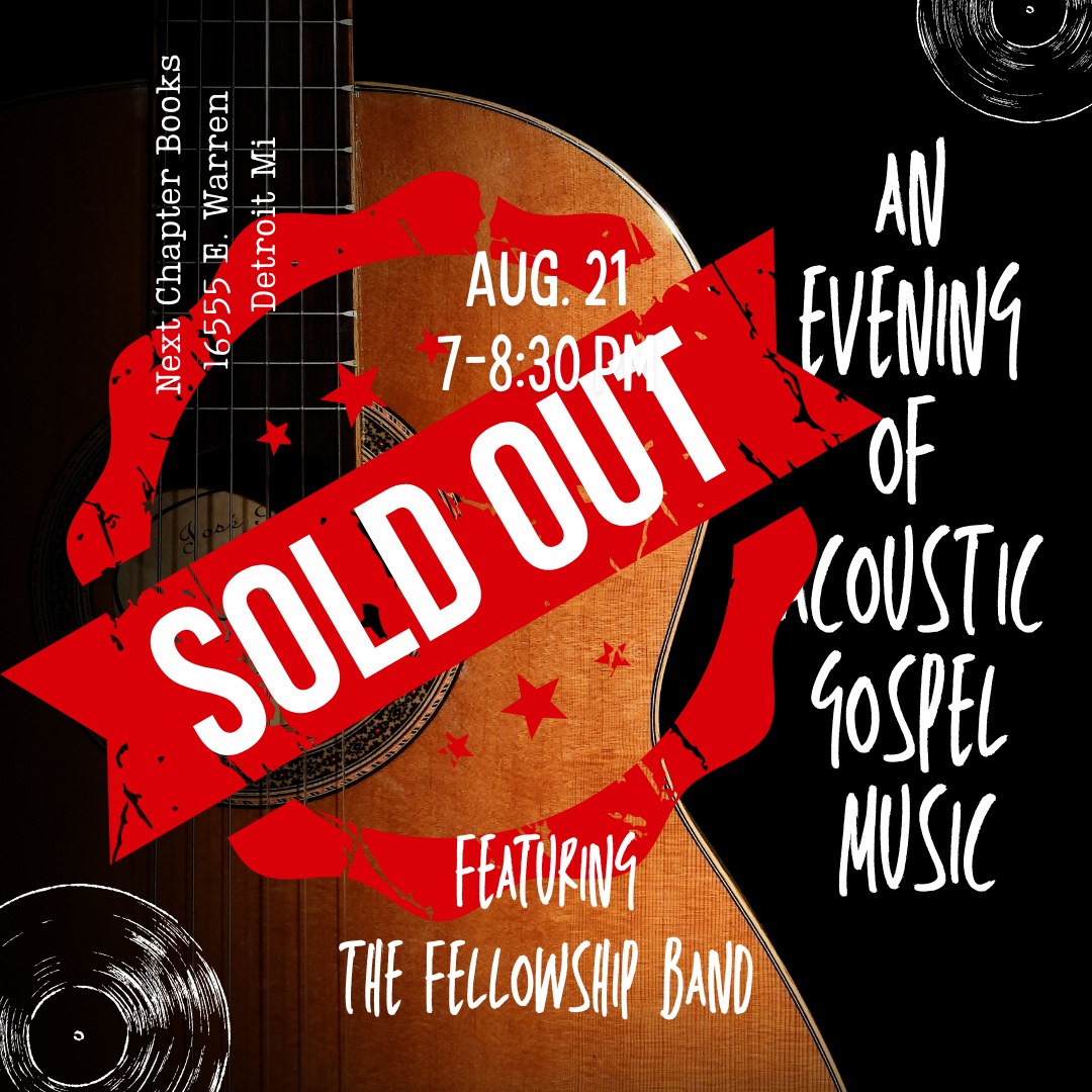 We look forward to music at the bookstore tomorrow night. This one is full; if you haven't signed up yet, we'll catch you next time!
#nextchapterbooksdetroit #indiebookstore #detroitbookstore #communitynight #detroitisforreaders