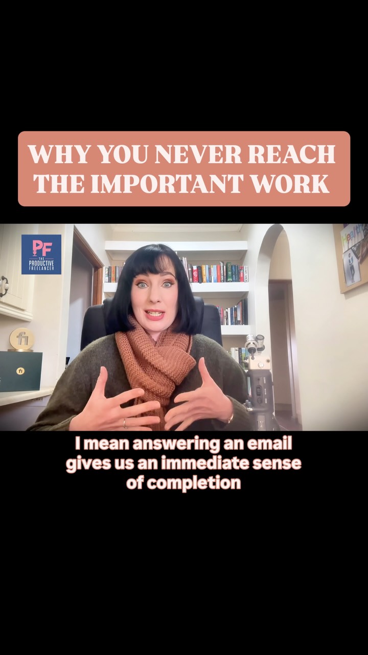You’re busy all day. So why does the work that actually matters keep getting pushed to tomorrow?
Because without structure, your brain will almost always choose the quickest win:
✅ Answer the email
✅ Clear the notification
✅ Finish the tiny admin task
✅ Respond to somebody else’s emergency
It feels productive. But every decision, interruption and task switch uses a little more of your best energy.
By the time you finally reach the important work, your brain has already clocked out and left the building.
That’s why I use Focus Windows: dedicated parts of the day for specific types of work, planned around when I actually have the energy to do them.
🎙️ Listen to Episode 4 of The Productive Freelancer to learn how to get more done without working more.
Comment FOCUS and I’ll send you my free Focus Window Guide for you to get started.
#FreelancerProductivity #TimeManagementTips #FocusTips #FreelanceLife #ProductivityForFreelancers