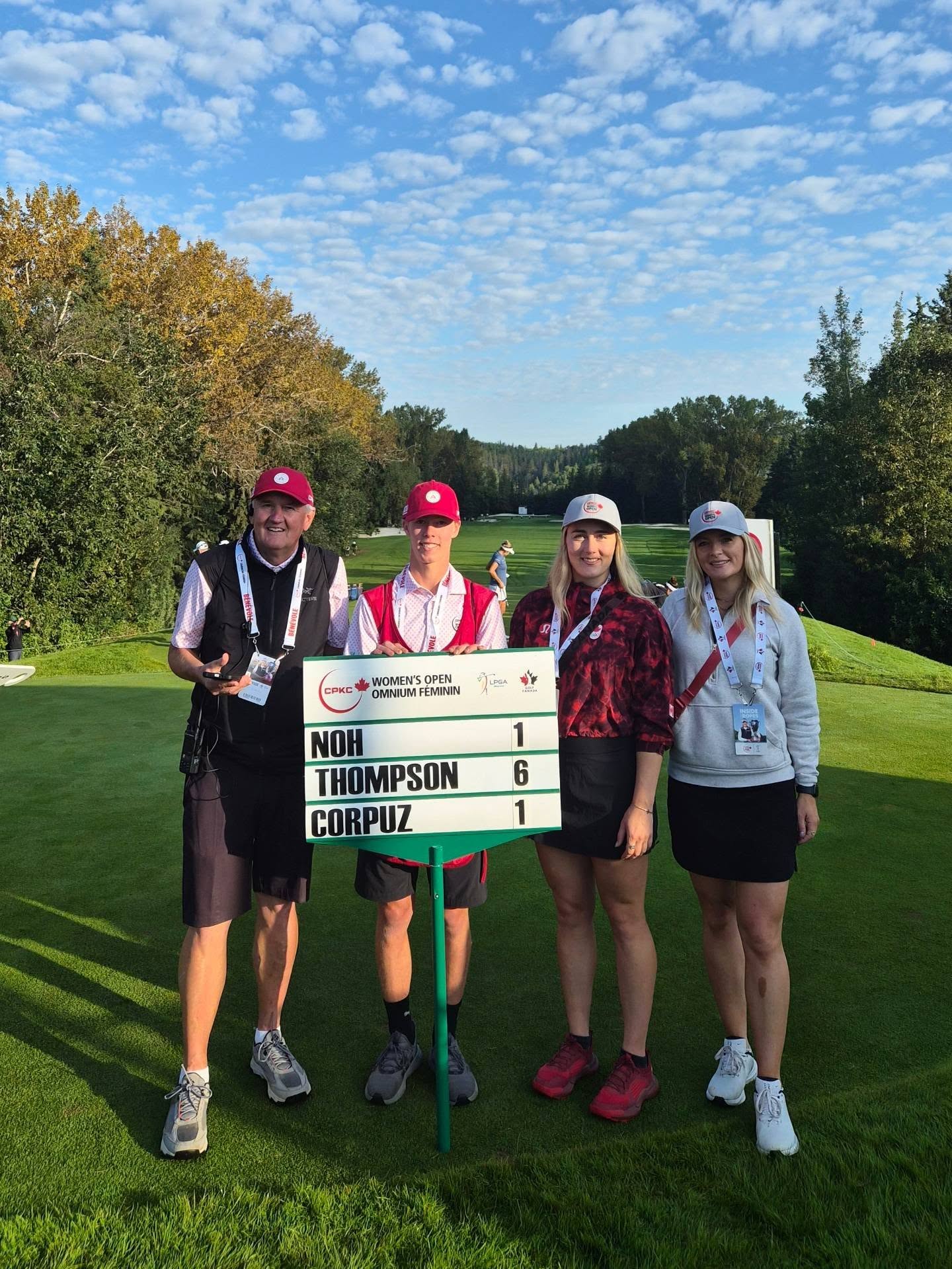 Thanks @thegolfcanada @teamcanada for the wonderful "inside the ropes" VIP experience at the @cpkcwomensopen !
#sleighallday #lpga
Thanks @thegolfcanada @teamcanada for the wonderful "inside the ropes" VIP experience at the @cpkcwomensopen
Early morning warm ups
Host city!
Inside the ropes
Beauty day for a round! ⛳️
Cheering on the @teamcanada fav @brookehendersongolf
Let's go @brookehendersongolf !
