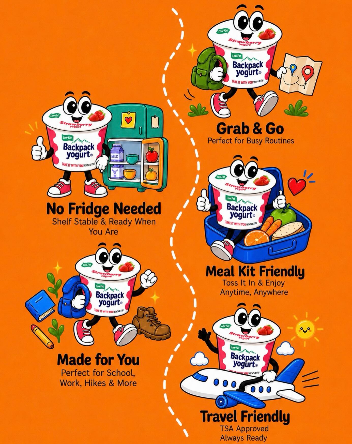 snack freedom, the backpack yogurt way✨🎒🥄
#backpackyogurt #shelfstableyogurt #grabandgo #onthego