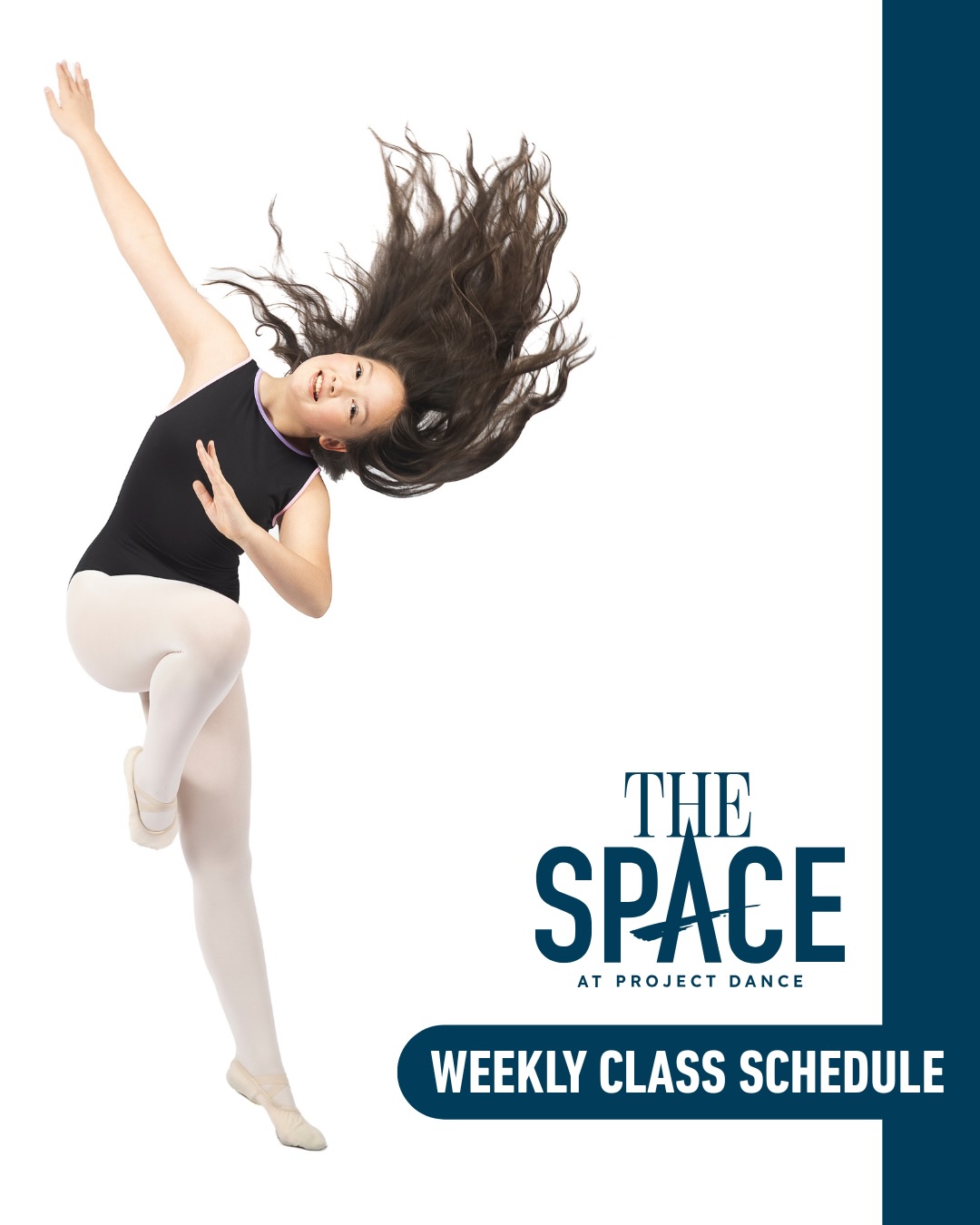 It’s officially time to DANCE! 💫
Our 2026–2027 dance season starts TODAY! We’re so excited to welcome our dancers back into the studio and kick off another year of learning, growing, creating, and having fun together.
Swipe to see our weekly class schedule and find your place in the studio! There’s a place for every dancer. 🤍
Still thinking about joining us? Enrollment is OPEN, and we’d love to have you dance with us this season!
#TheSpaceAtProjectDance #DanceInBoone #BooneNC #DanceClasses