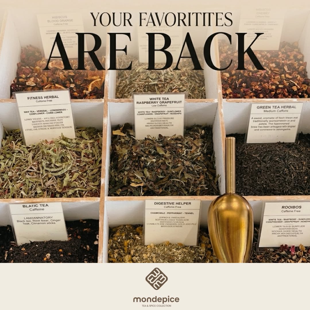 THEY’RE BACK. ✨
The favorites you’ve been asking for are finally back in stock and they’re waiting for you at our Union Market DC pop-up.
🍵 Matcha
🌺 Hibiscus Cherry
🍑 Hibiscus Apricot Peach
🍊 Hibiscus Blood Orange
🍐 White Tea Lychee
🌶️ Jamaican Jerk
If you missed them last time, this is your sign. 🤎
📍 Union Market DC — Booth 430
🕚 Monday–Friday: 11am–7pm
🕙 Saturday–Sunday: 10am–7pm
Back on the shelves. Back in your pantry.