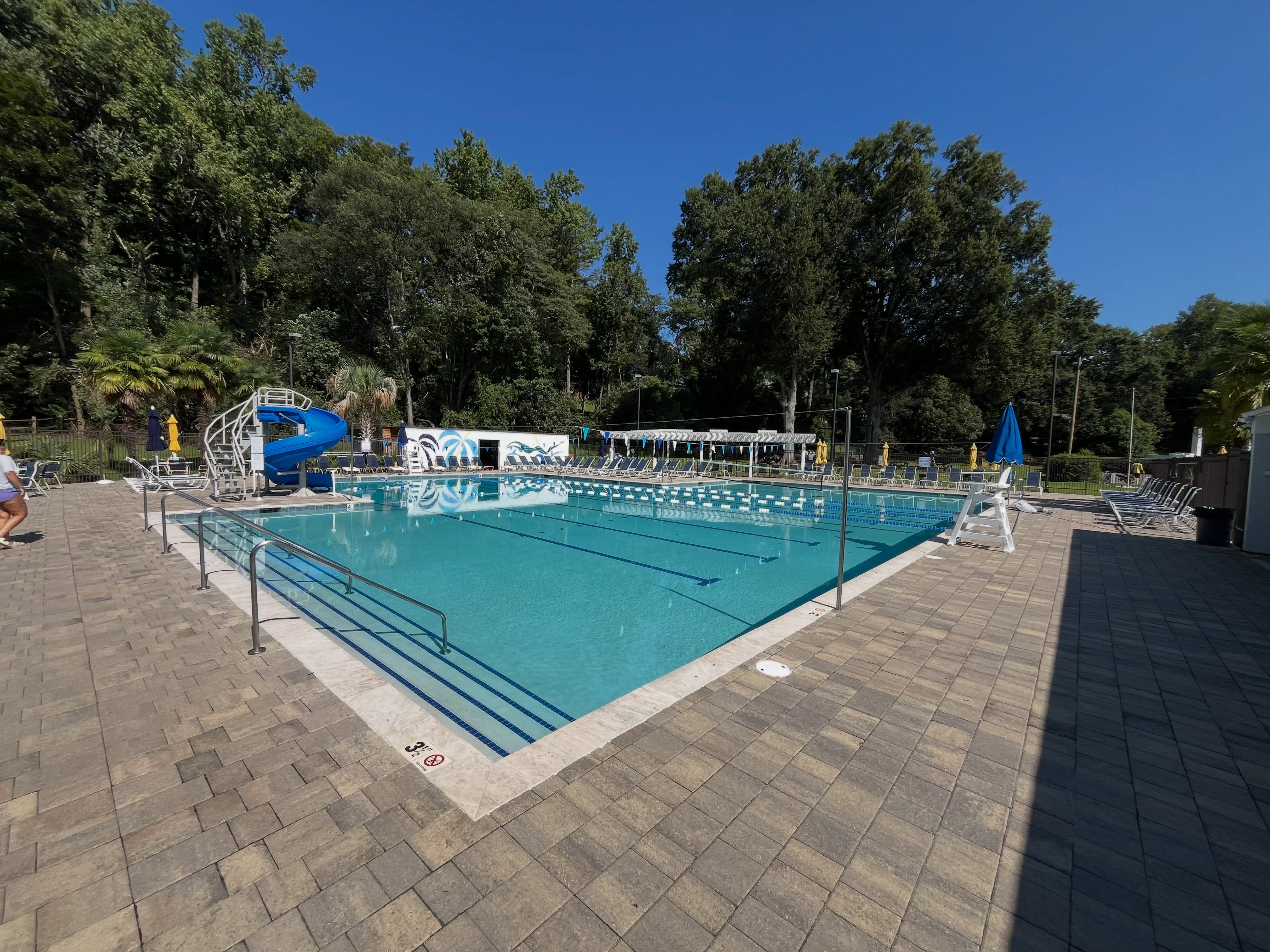 Good as new! Let’s get back to swimmin and hangin at StarClaire…and oh yeah, it’s Ice Cream Day!!!