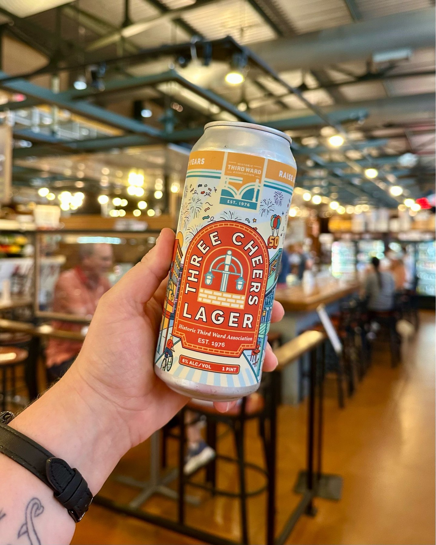 (Three) Cheers, MKE! ๐ป
Our 50th anniversary beer โ Three Cheers Lager โ was created in collaboration with @exploriumbrew and @rawsonstudio to raise a beer to half a century of the Historic Third Ward Association โจ
Ready for a taste? Find Three Cheers Lager at the following Third Ward locations:
๐บ In the @milwaukeepublicmarket at @foltzfamilymarket and @thiefwine
๐บ @thirdwardbeergarden
