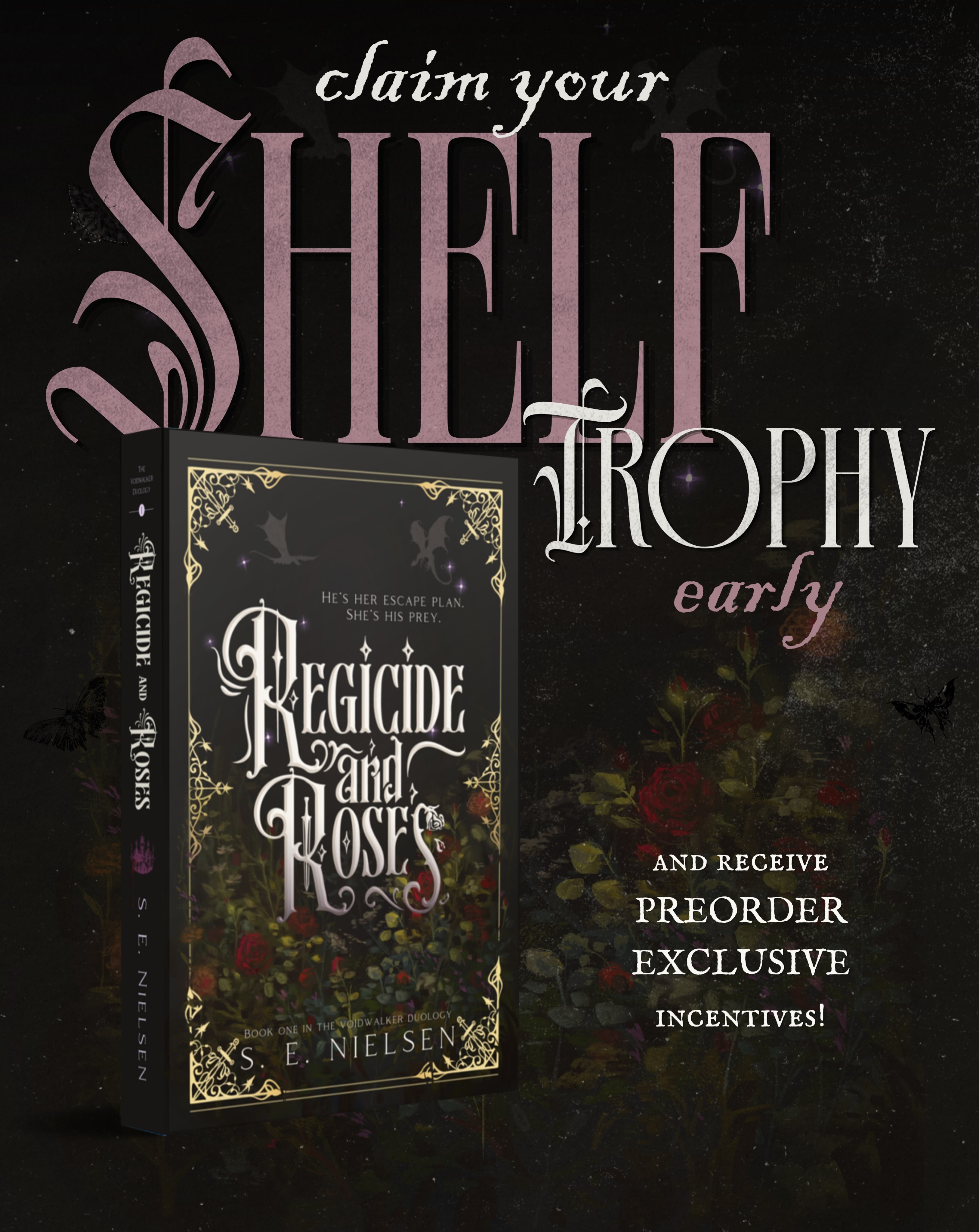 This gothic romantasy is releasing just in time for spooky season 🖤
Shop indie when you purchase Regicide and Roses! These art prints are PREORDER EXCLUSIVE, so they won’t be coming back 😱
Participating Bookstores:
@blackrosebookshop
@bookishboutiquellc
@dandkbooks
@fablesandfairytalesbookshop
@knights_nook
@ourtownbooks
@pagesandgrapes
@shelflovedsm
@slowburntn
@thewellreddamsel
@willowanddagger
@withlovemeena_
And more to come! For the most up-to-date list, check the link in my B|0.
_____________
If you’re new here 👇
📖Regicide and Roses by S. E. Nielsen
A princess, desperate to leave her kingdom and her royal duty to marry, unknowingly makes a deal with the dark sorcerer sent undercover to 💀 her and her entire bloodline. Get ready for blood, banter, and booby traps 🤘
🥀Forbidden love
🥀Hidden identity
🥀He falls first (and harder)
🥀Steamy wound tending
🥀”Just this once.”
🥀Dark sorcerer x damsel princess
🥀He hates that he yearns for her
🥀She’s SO done with men
______
🎨 @mandarina_art
🎨 @sarah_and_dipitous
🎨 @aaguirreart