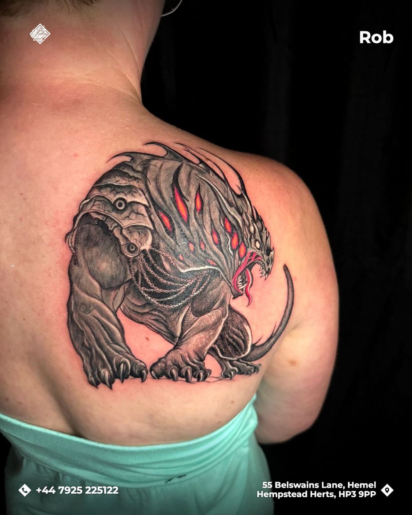 Fantasy creature shoulder piece by Rob.
@robertbeadon
Booked in at The Tattoo Shed, 55 Belswains Lane, Hemel Hempstead. Call +44 7925 225122 to book your next piece.
#TheTattooShed #FantasyTattoo #HemelHempstead #ColourTattoo #FreshInk