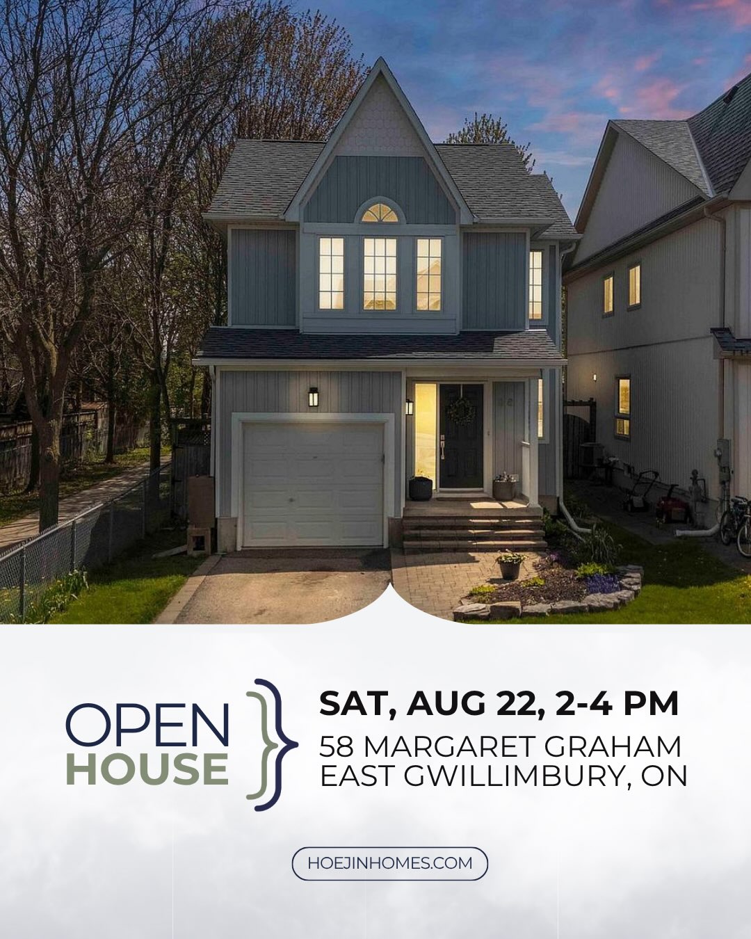 Open House
Date & Time: Saturday, August 22, 2-4 PM
Location: 58 Margaret Graham Cres. East Gwillimbury, ON
A true turnkey offering that seamlessly blends style, function, and long-term value, just moments from top-rated schools, parks, and everyday conveniences. Perfect for first-time homebuyers.
Numerous valuable upgrades including renovated bathrooms, floors, New Water Softener (2026), New Furnace (July 2026), New water Softener (2026), A/C (2020), Roof (2019) Washer (2025), Dryer (2025), S/S Fridge (2025), S/S Dishwasher (2025).
Helping people find homes that support fulfilling lives.
Hoejin Wang | Hoejin Homes
RE/MAX All-Stars Realty Inc.
Stouffville & York Region REALTOR®
📱 | DM Hoejin
📞 | 416.892.3511
📧 | hoejinhomes@gmail.com
💻 | hoejinhomes.com
#StouffvilleRealtor
#YorkRegionRealtor
#StouffvilleRealEstate
#StouffvilleLiving
#YorkRegionHomes