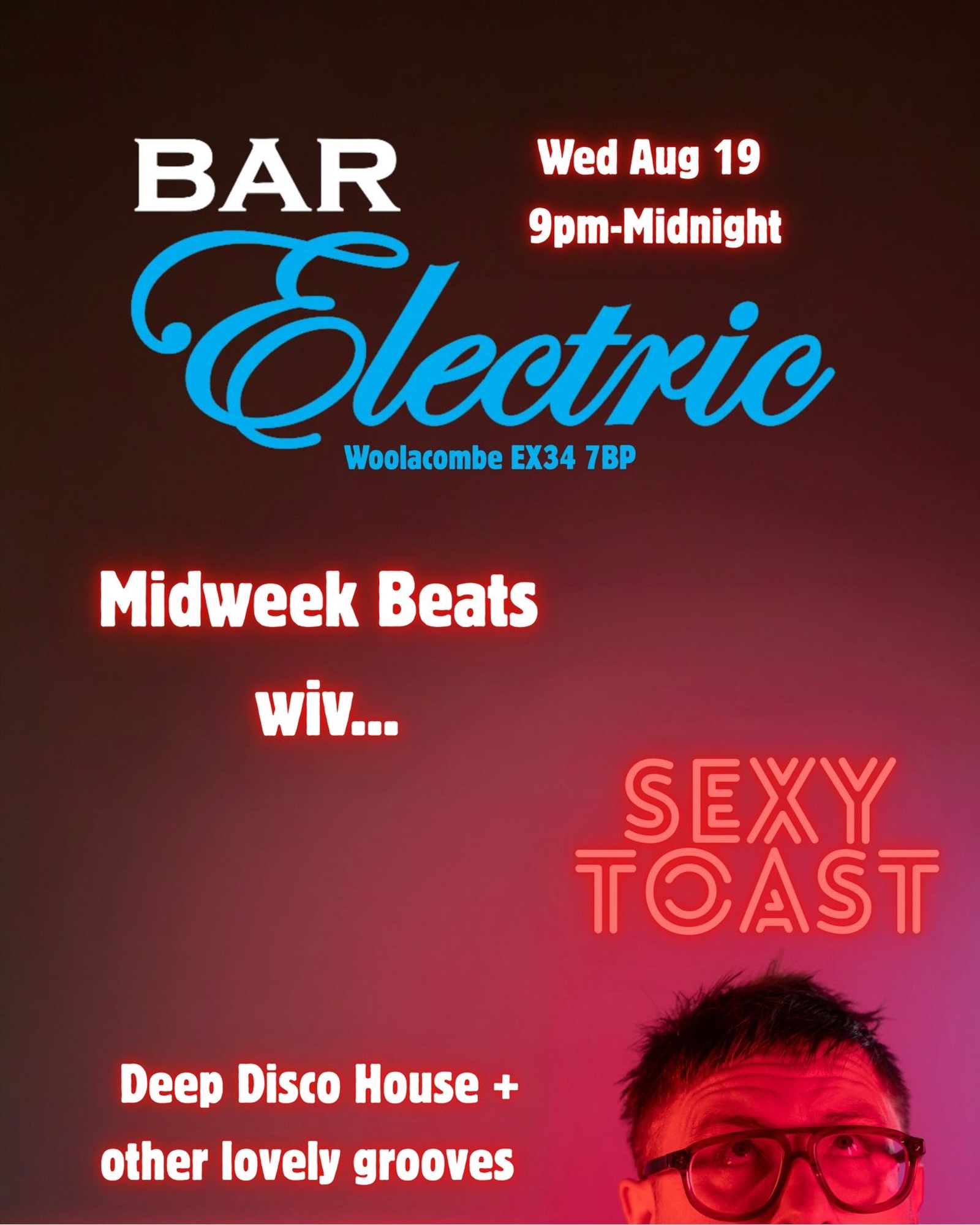 Last minute gig - I’m popping into @bar_electric this Wednesday. ⚡️🪩⚡️
Come join me for midweek drinks and a little sway to some lovely grooves.
