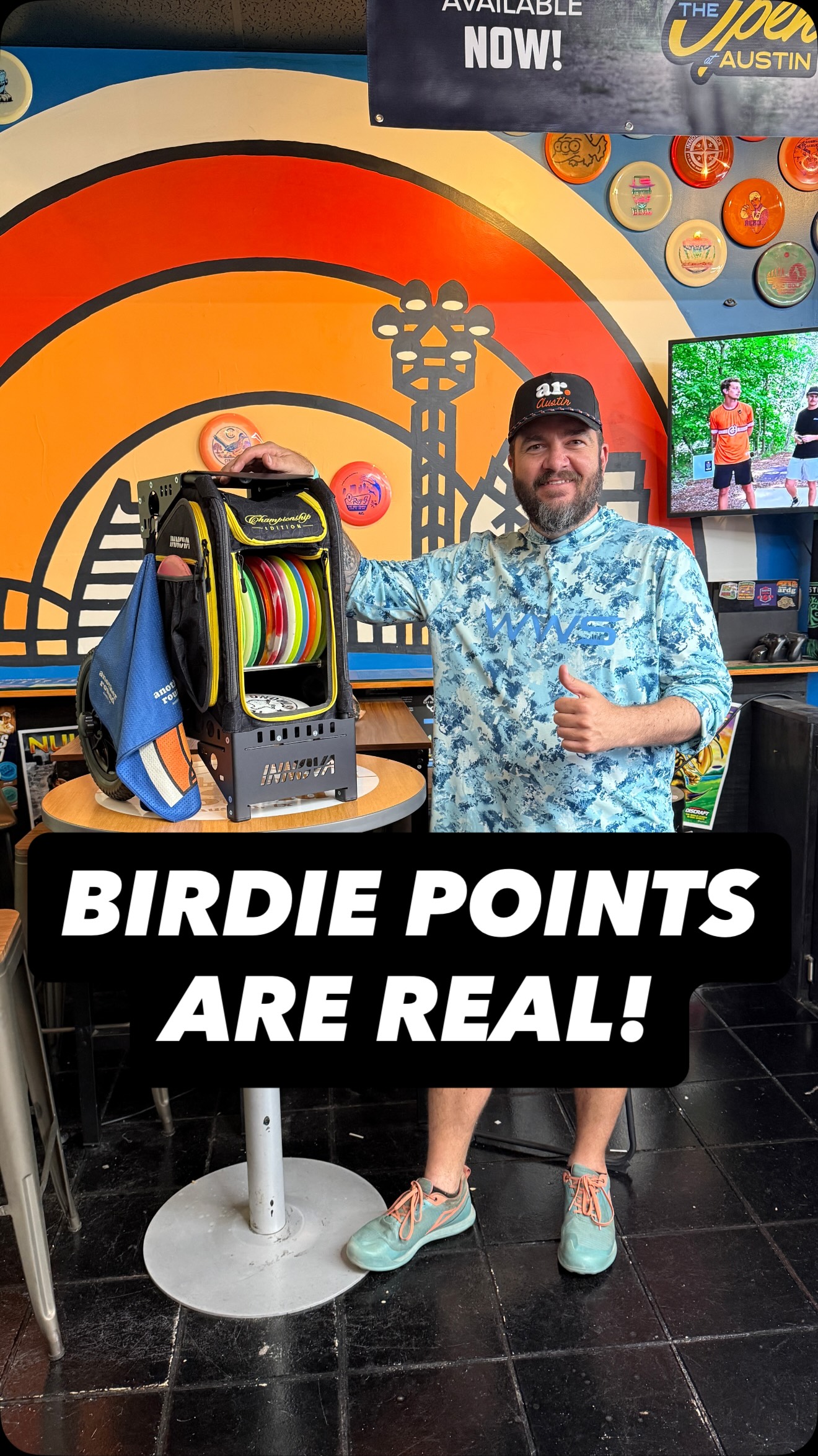 Are you signed up for Birdie Points? @dgdustin512 has been saving for years, took advantage of days when you get 2x and 3x points and finally cashed in with a brand new @innovadiscs Championship Series @zucadiscgolf ! Congratulations Dustin! Thanks for all the love and support through the years!