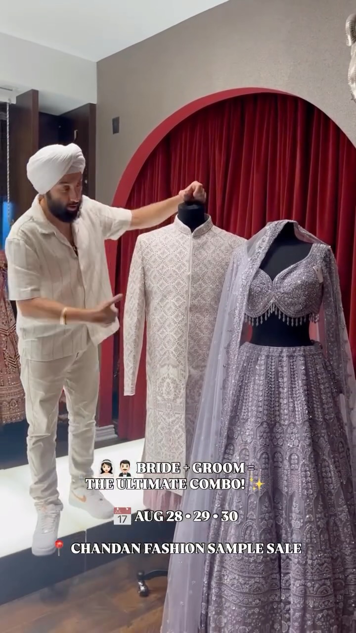 👰🏻♀️🤵🏻♂️ BRIDE + GROOM = THE ULTIMATE COMBO! ✨
Why shop separately when you can get your perfect wedding looks together? 💫
💍 Bridal Wear
🤵 Menswear
✨ Matching wedding looks
🛍️ Exclusive combo savings
One wedding. Two looks. BIGGER SAVINGS. 🔥
📅 AUG 28 • 29 • 30
📍 CHANDAN FASHION SAMPLE SALE — DOWNTOWN
Come together. Shop together. Save together. ❤️
.
.
.
#weddingoutfit #samplesales #combooffers #explore #explorepages