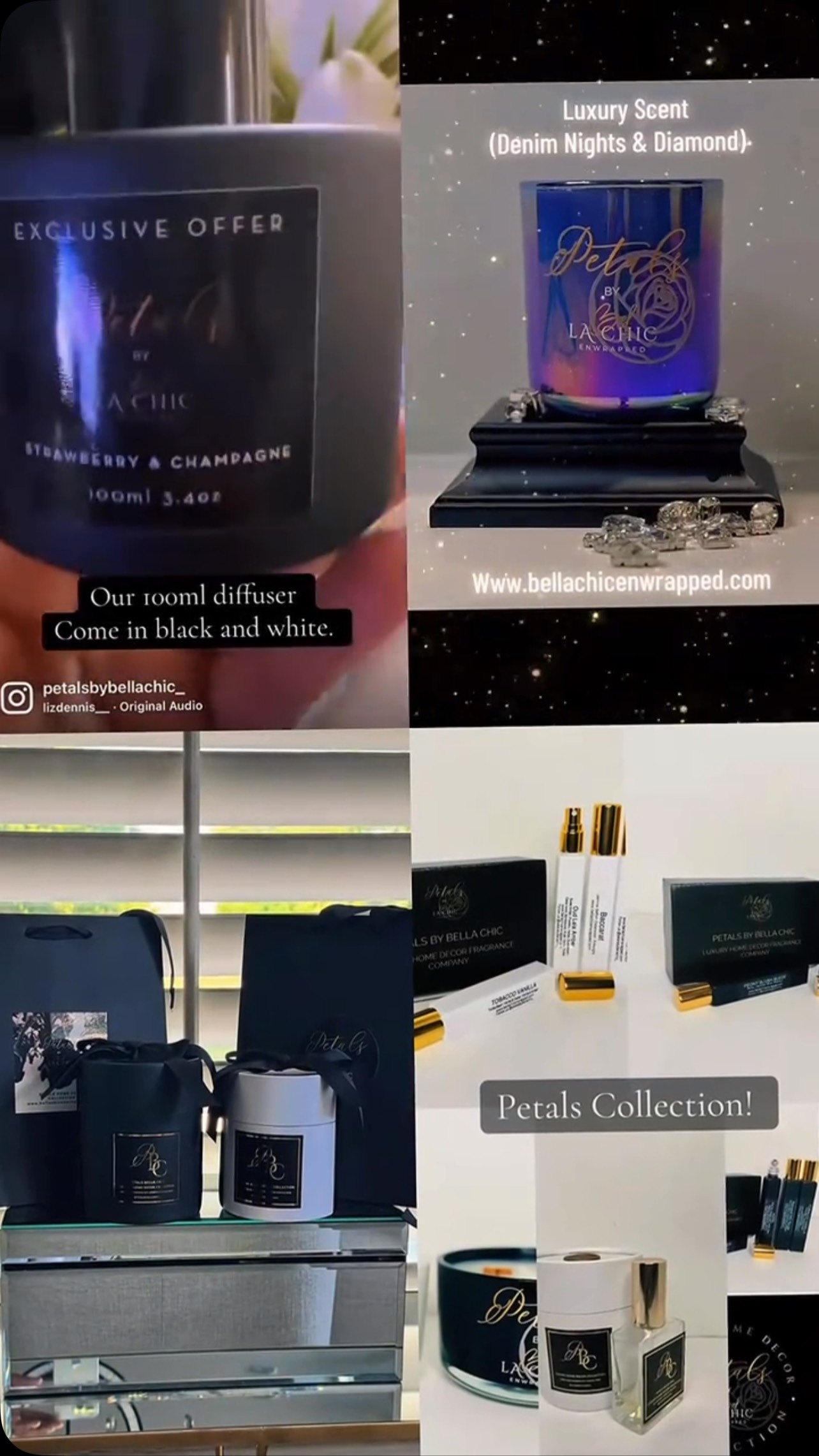 Petals Luxury
✨ Elevate your everyday with Petals by Bella Chic ✨ From luxe candles and signature fragrances to room sprays, diffusers, hand soap & lotion sets, and more—every detail is created to make your space feel beautiful, luxurious, and unforgettable. 🖤✨
Whether you’re treating yourself or searching for the perfect gift, Petals has something made to impress. 💎
Shop luxury. Experience Petals. 🌸✨
#PetalsByBellaChic #LuxuryCandles #HomeFragrance #LuxuryGifts #tiktokmademebuyit