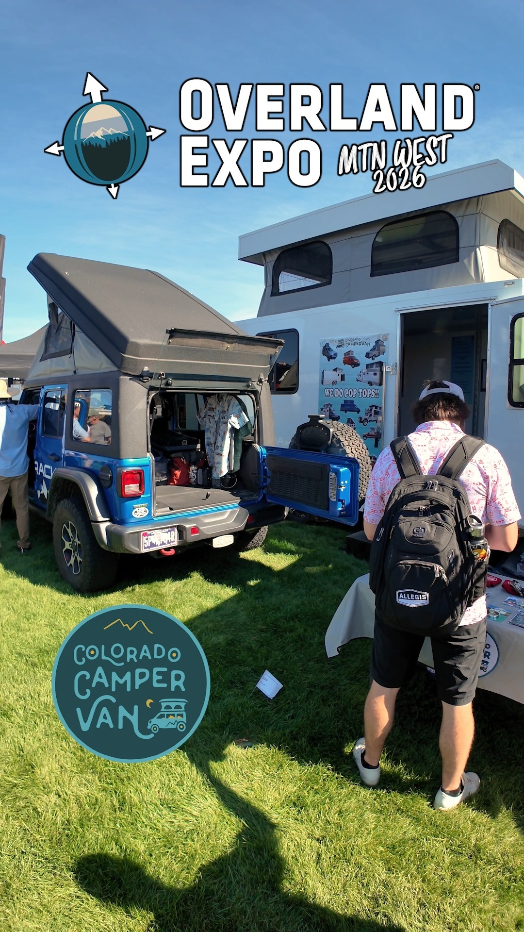 Visit us at Overland Expo Mtn West!! Booth D319
70.699.6000 • coloradocampervan.com
#coloradocampervan #poptop #jeepcamper #jeeplife
#vanconversions #vanbuilders #vanfam #vanlife
