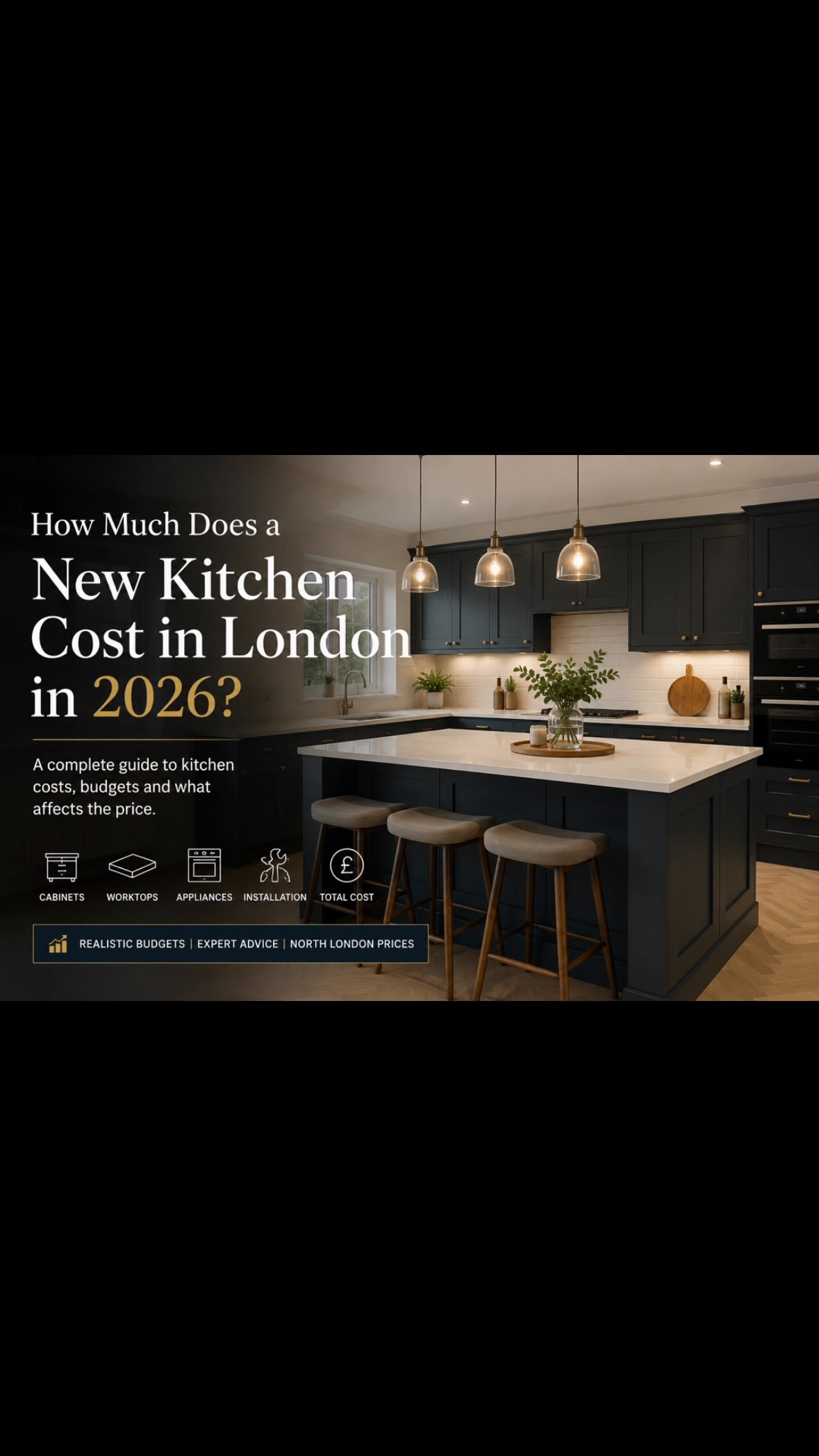 Want a cost for your kitchen? Get in contact now to find out more information! #kitchendesign #interiordesign #kitchencost #modernkitchen #architecture