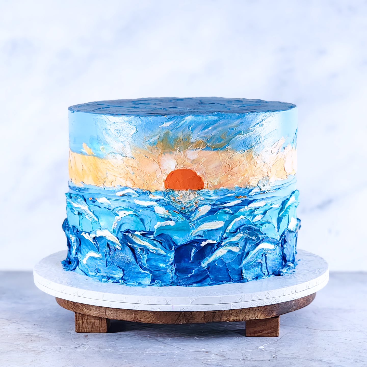 Buttercream Palette Art π¨
#buttercreampalettepainting #AiCakeOrder #paletteknifepainting #caketrends #Marlenebakes
