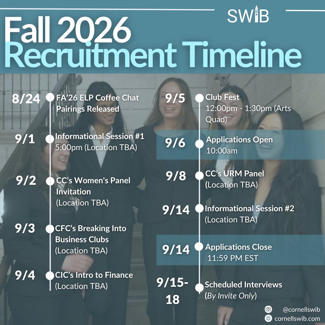 We look forward to seeing you all at our upcoming recruitment events!
Reminder: Our Coffee Chat Form will close September 1st. We can’t wait to connect with you and share more about our organization and opportunities!