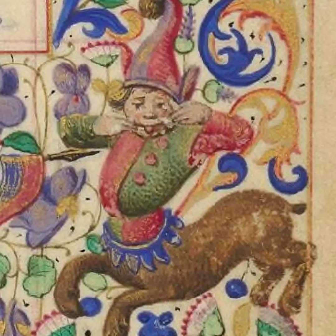 Pour amorcer le #weekend 😁 #medievalart #medievalmanuscript #medieval