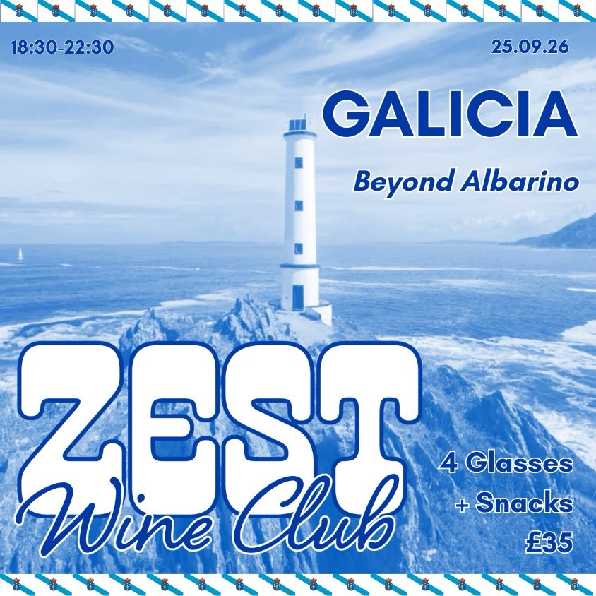 GALICIA - Beyond Albarino - 25.09.26
We are back next month with a taste of Galicia, Spain’s north western green paradise.
The area is known for albarino but is home to a wide range of indigenous grape varieties and wine styles, which we are excited to showcase.
Tickets available through the link in bio 🎟️
Hope to see you there
Sam