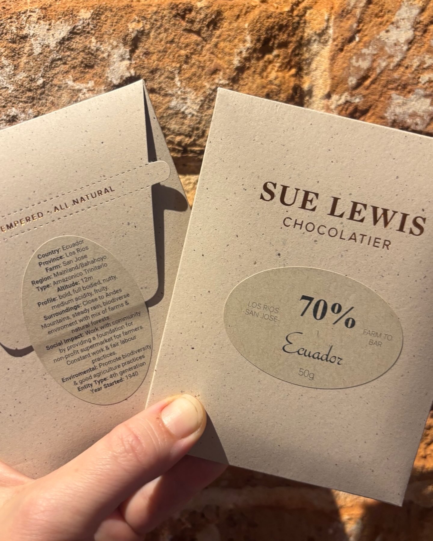 Sue is like goldilocks… first batch to dry, second batch to buttery but third batch is just right.
Samples available & bars now on the shelf ready to go.