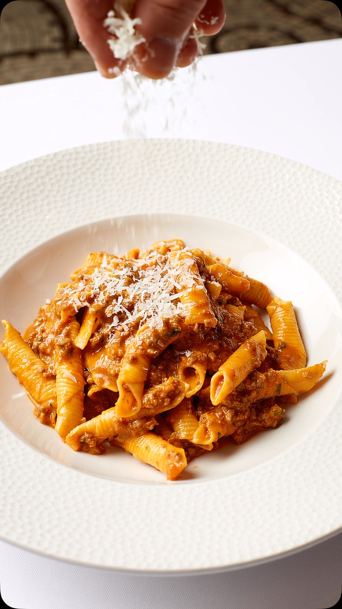 Fresh handmade pasta paired with heavenly parmigiano.