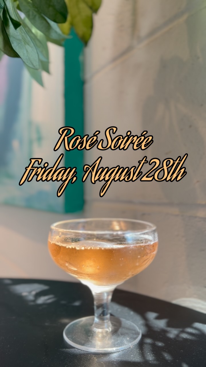 Summer isn’t over yet. 🌞🎷
Our rosé soirée is Friday, August 28th from 5-9pm. Our favorite jazz trio @dandavis455 is back alongside @harrysraleigh and @proofwineandspirits with a tasty assortment of rosé wine.
Open 5-9pm
Tasting 6-8pm