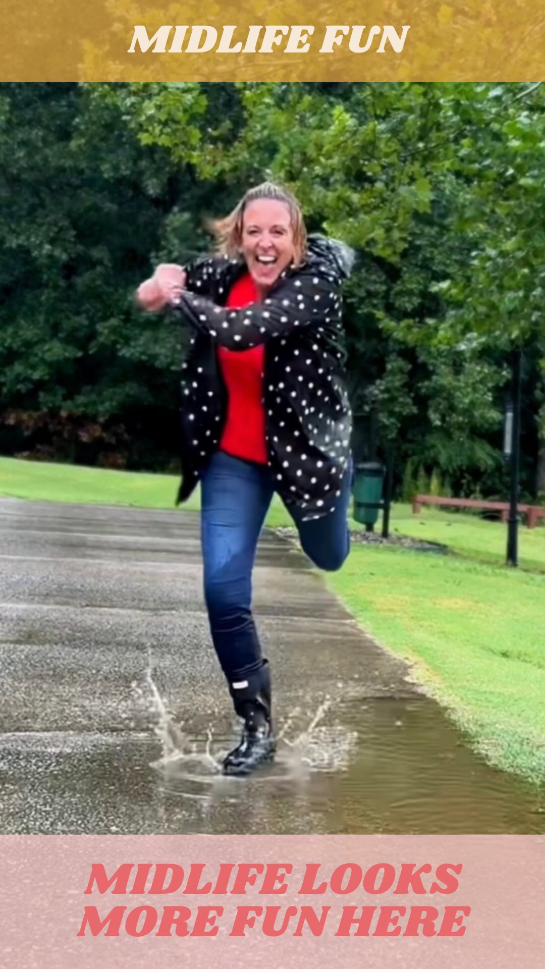 Hi, I’m Kellye. I’m 53, a brand-new college mom, and apparently my coping strategy is dancing. 😂
Around here, we play in the rain, keep our makeup simple, laugh at the ridiculous parts of getting older, and care a whole lot less about what other people think or say.
We may be figuring out this next chapter as we go… but we’re going to look amazing and have some fun doing it. 💃
If that sounds like your kind of midlife, you’re in the right place. Introduce yourself below! 🩷
#WomenOver50 #CollegeMom #MidlifeWomen #Over50andFabulous #EmptyNest